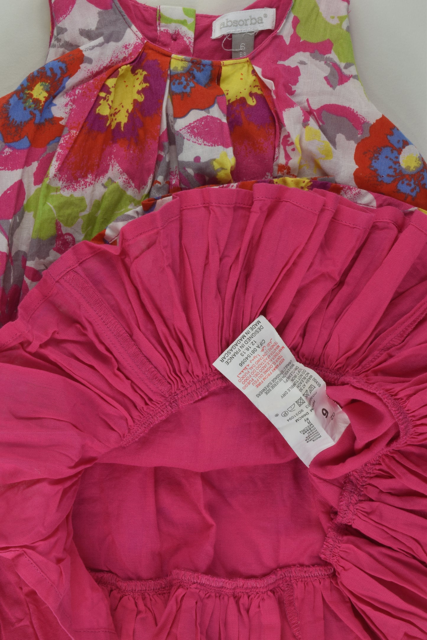 Absorba Size 00 Lined Dress