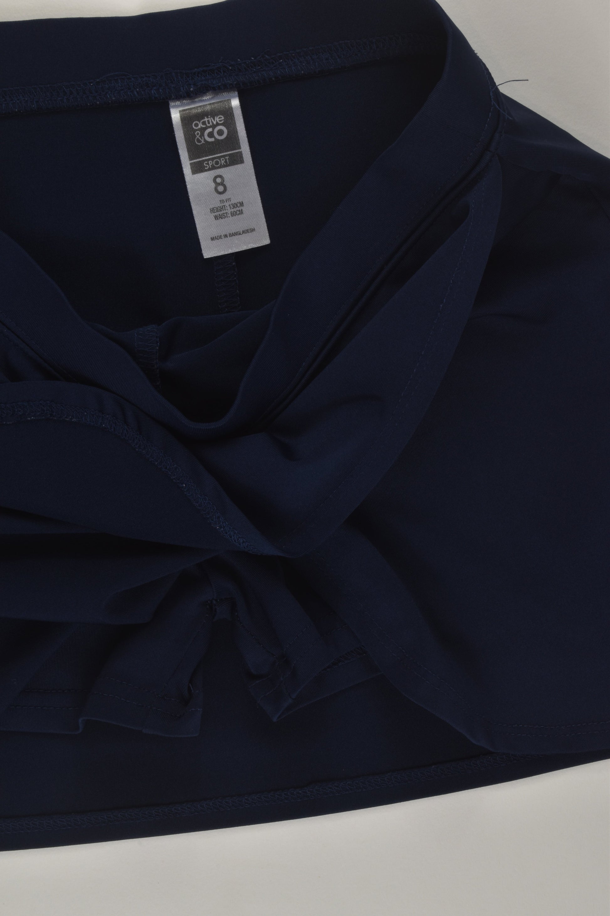 Active & Co Size 8 Navy Sport Skort