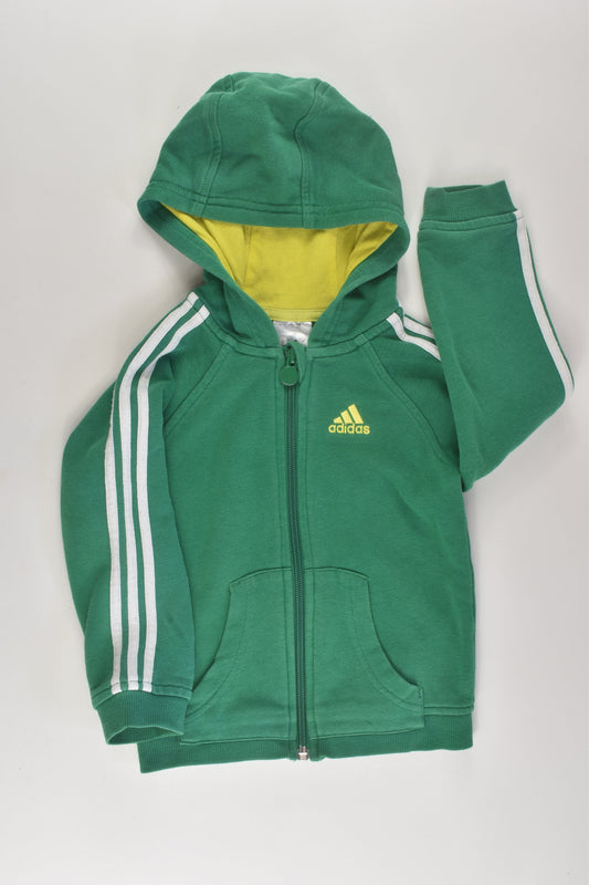 Adidas Size 2 Zip Jumper with Hood
