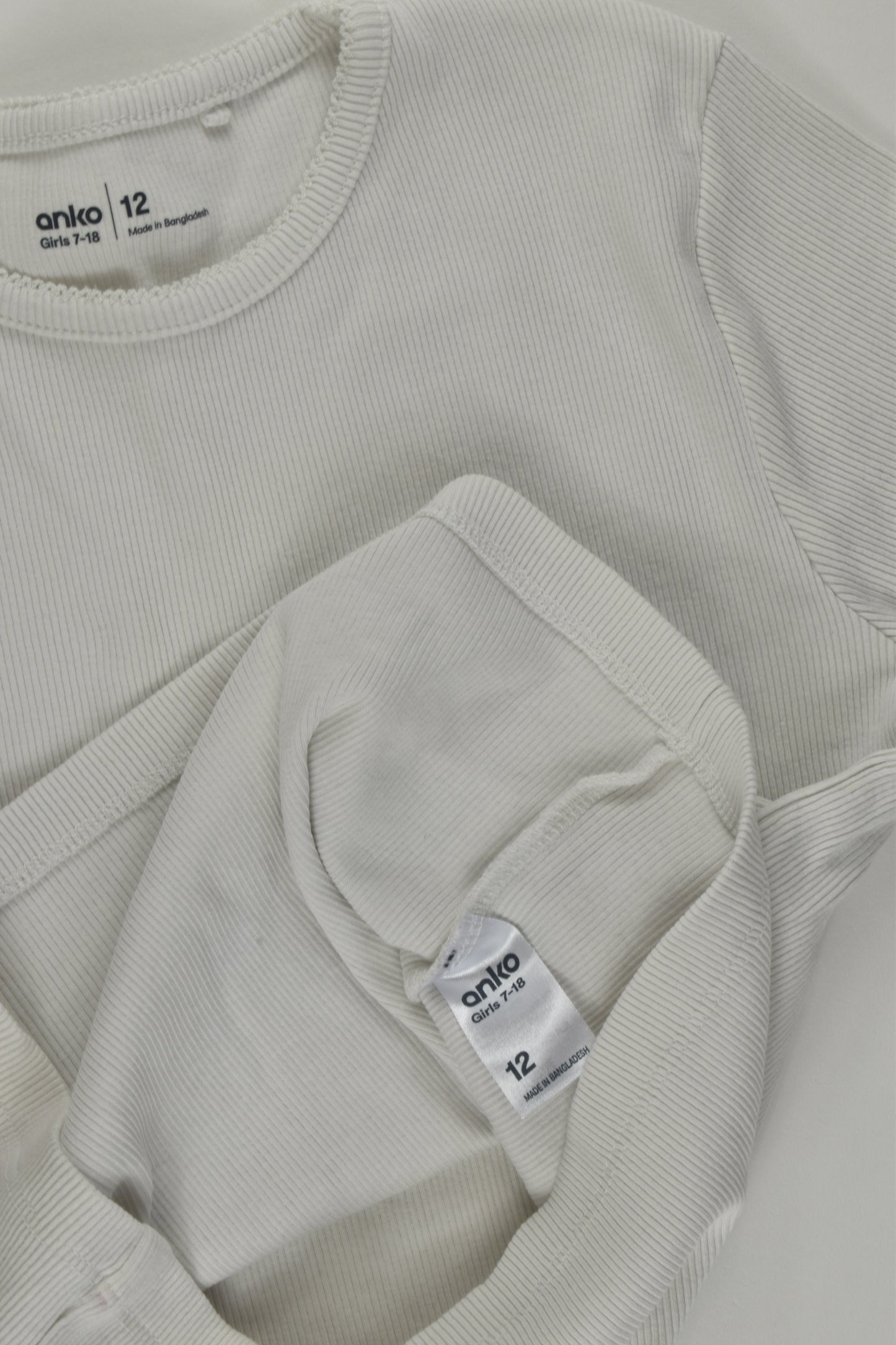 Anko Size 12 Ribbed T-shirt