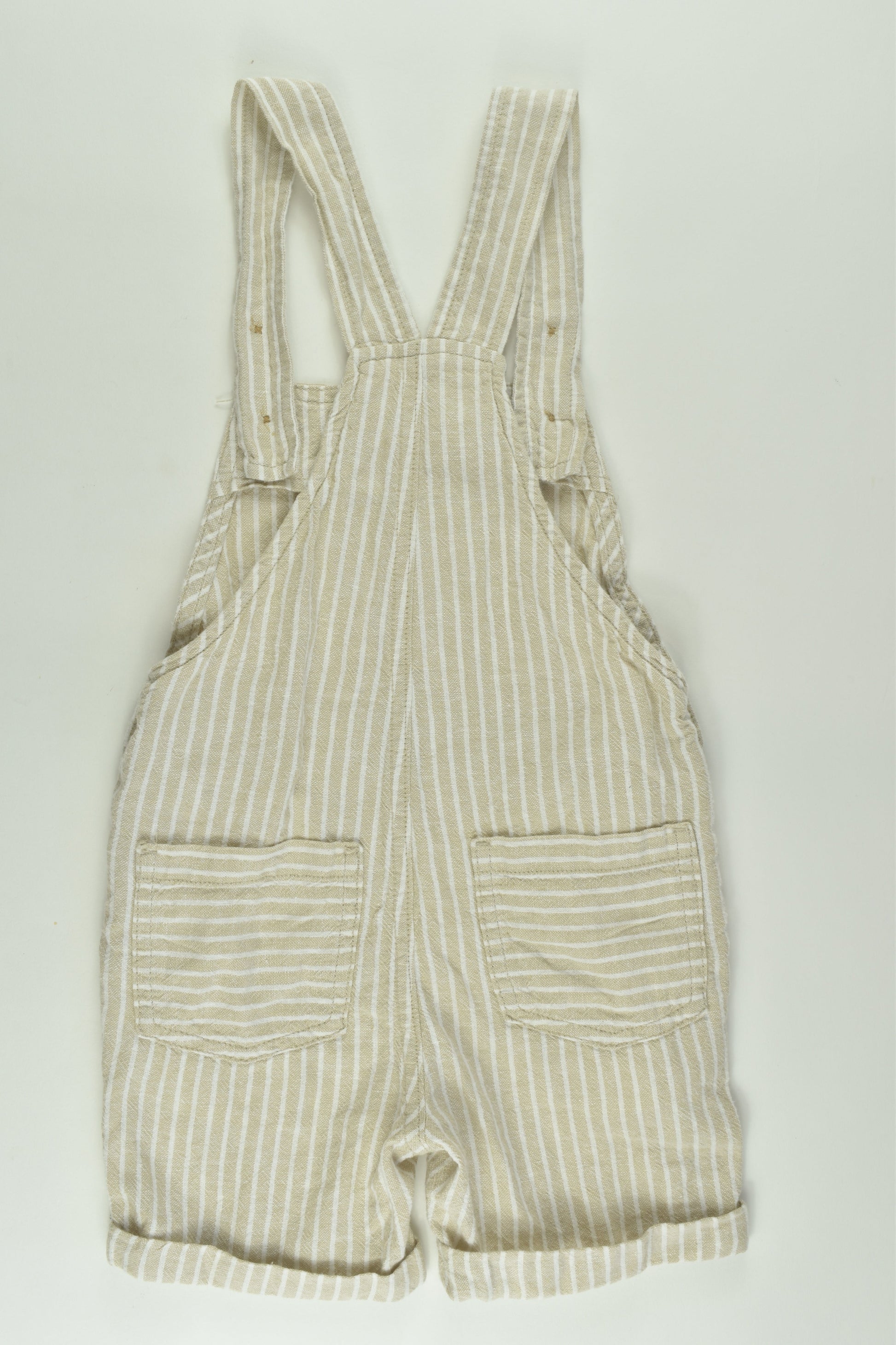 Anko Size 2 Linen Blend Short Overalls
