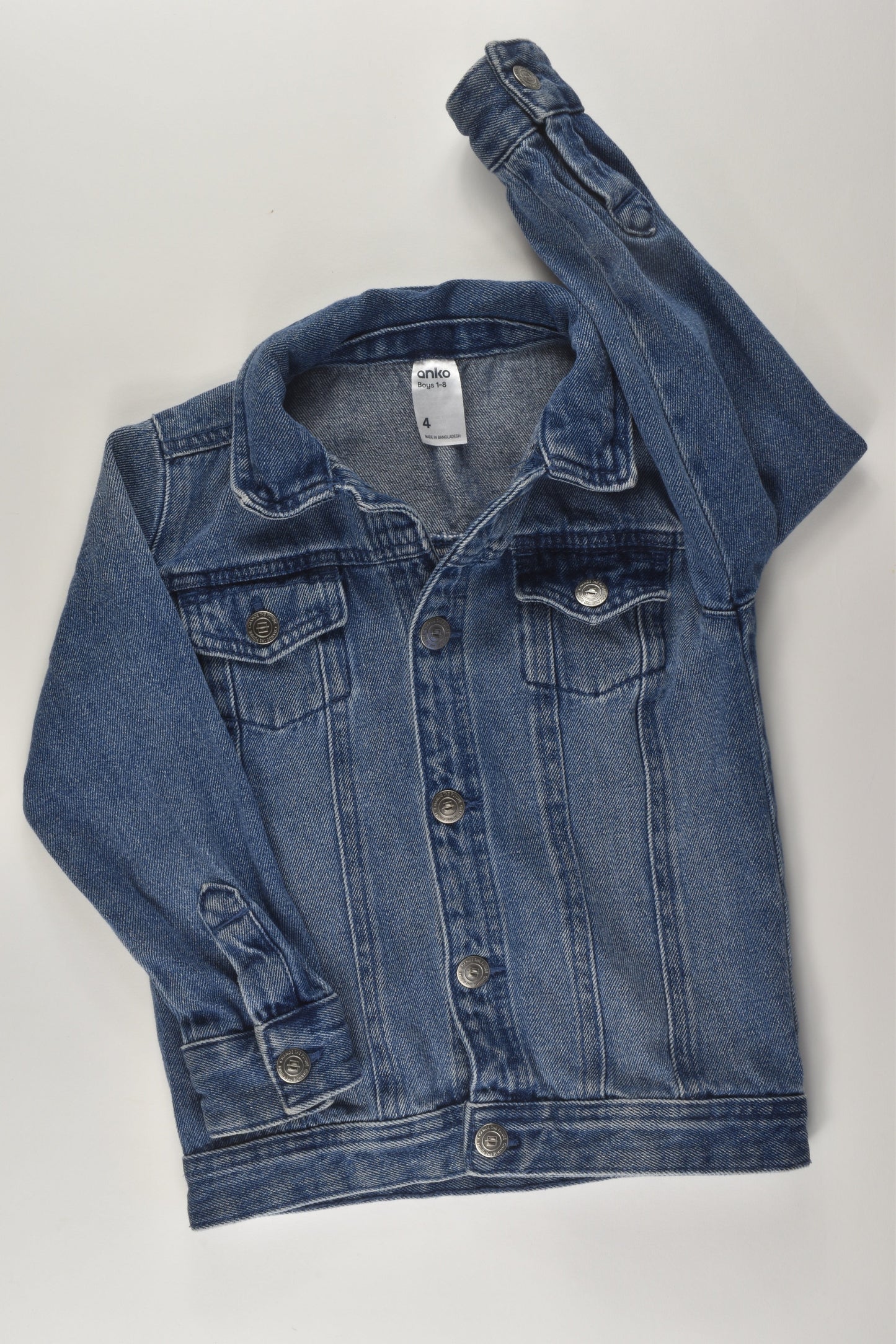 Anko Size 4 'Change the Future' Denim Jacket