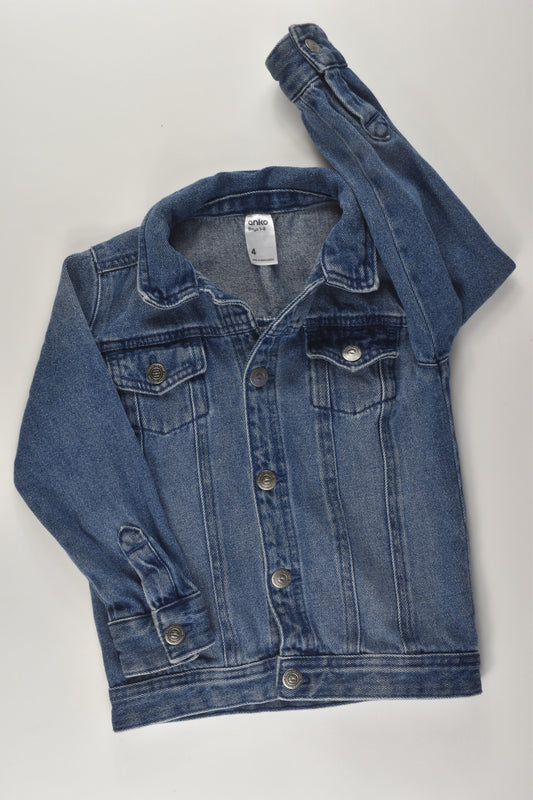 Anko Size 4 'Change the Future' Denim Jacket