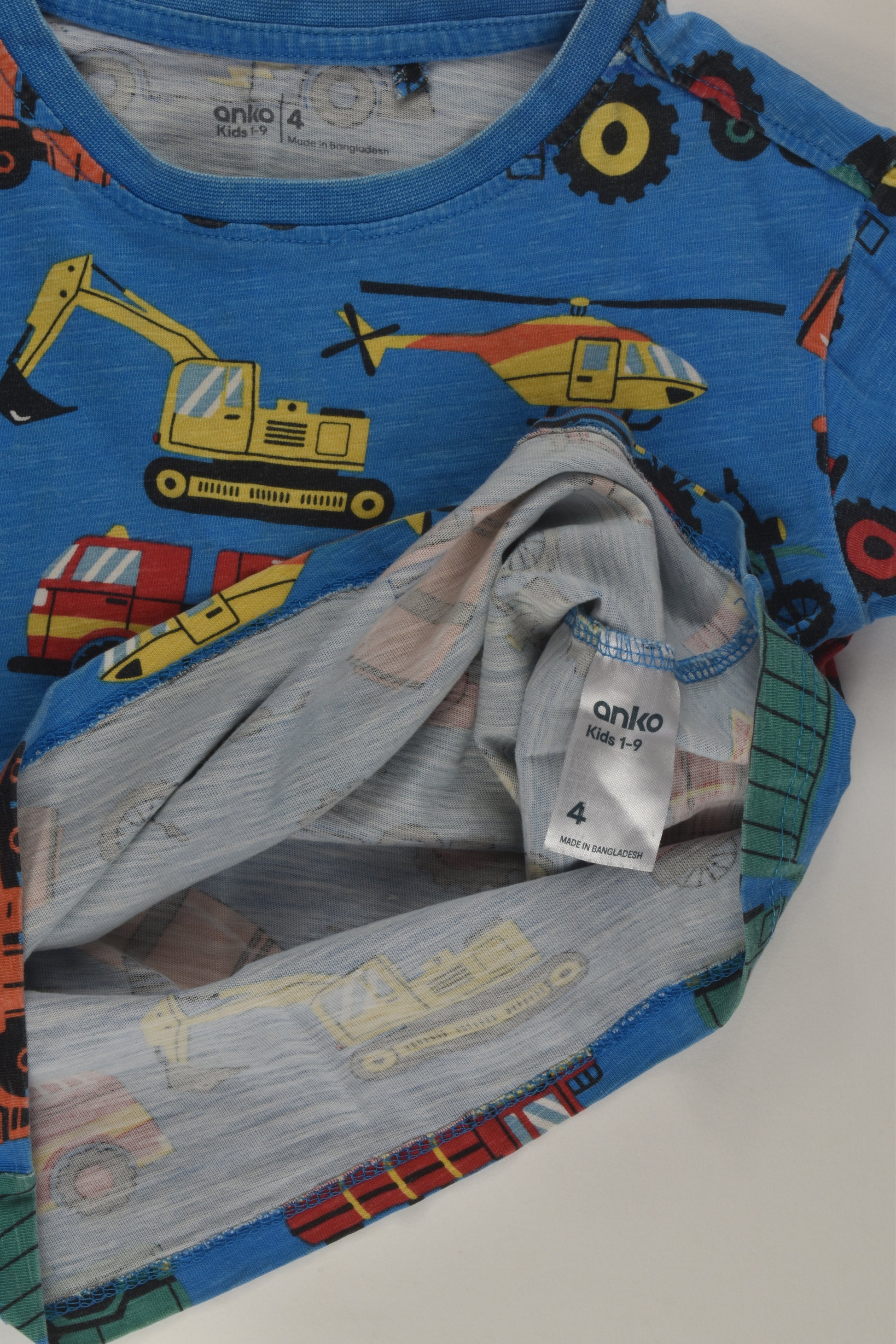 Anko Size 4 Vehicle T-shirt