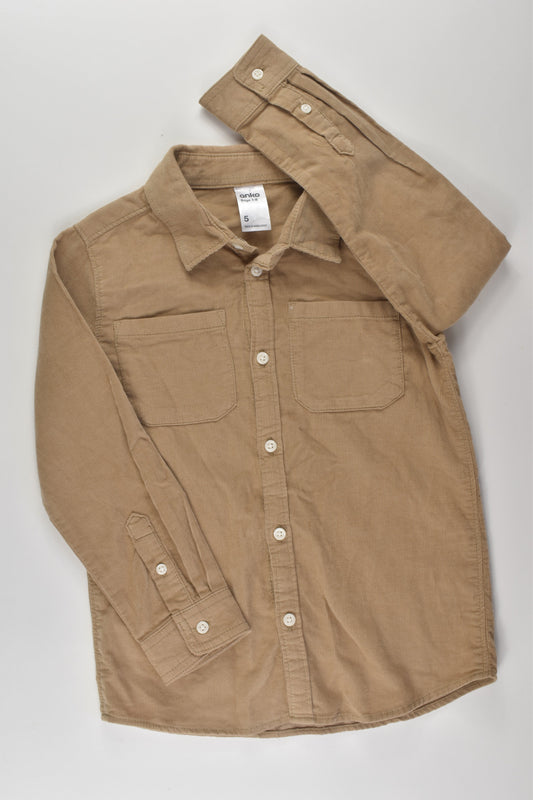 Anko Size 5 Lightweight Cord Shirt