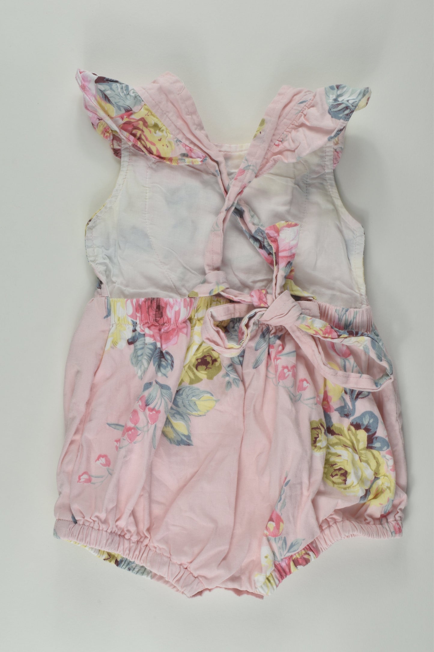 Arabella and Rose Size 00 Lined Floral Romper