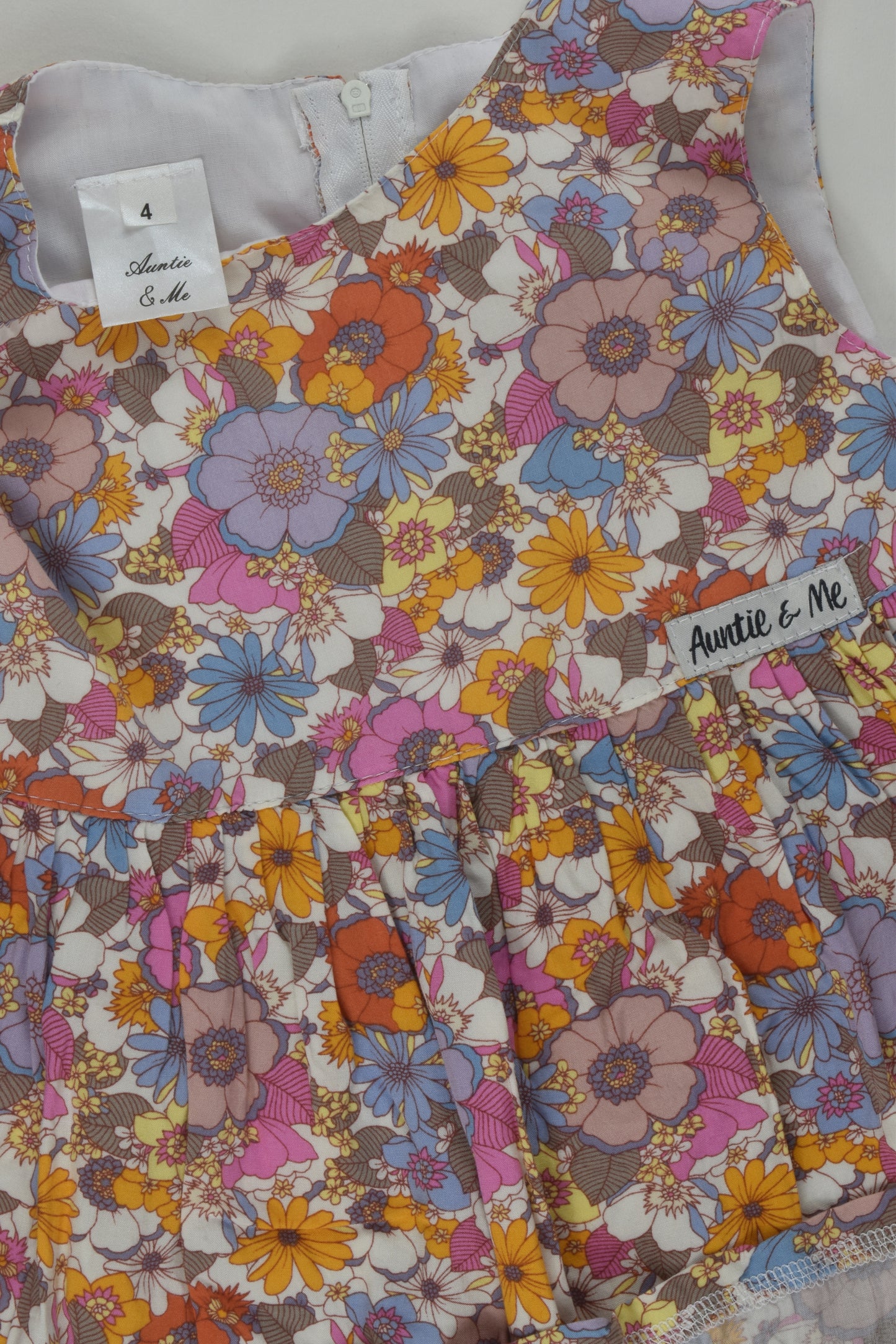 Auntie & Me Size 4 Handmade Dress