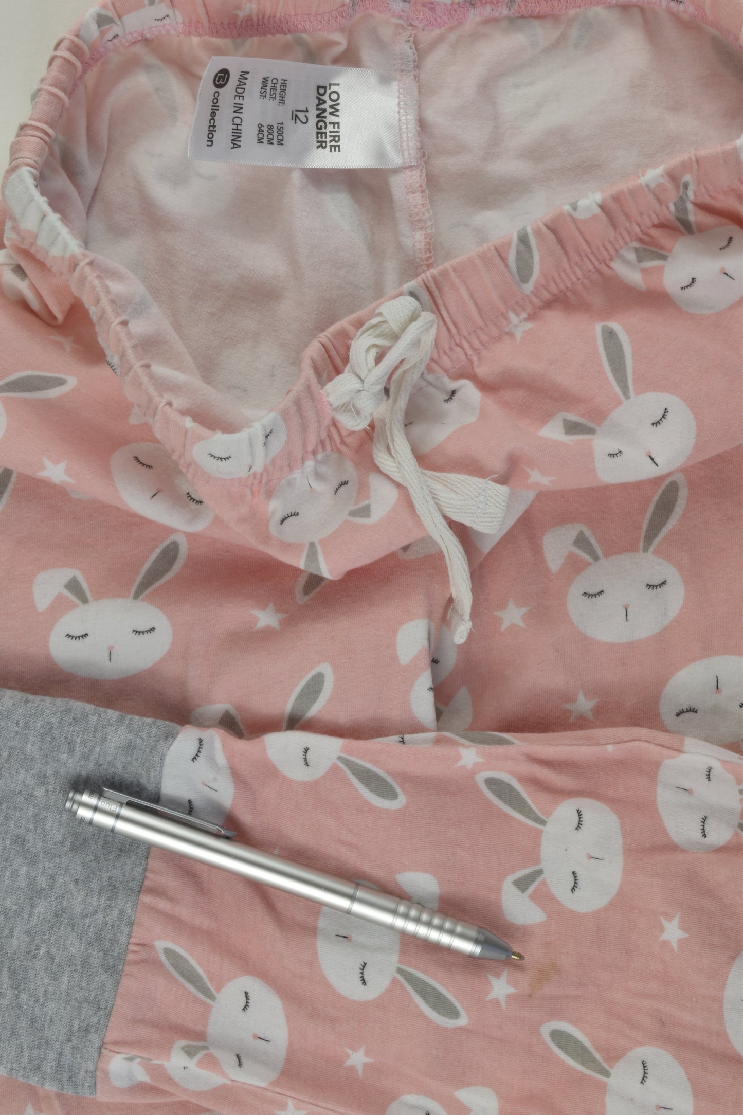 B Collection Size 12 Bunny Pyjama Pants