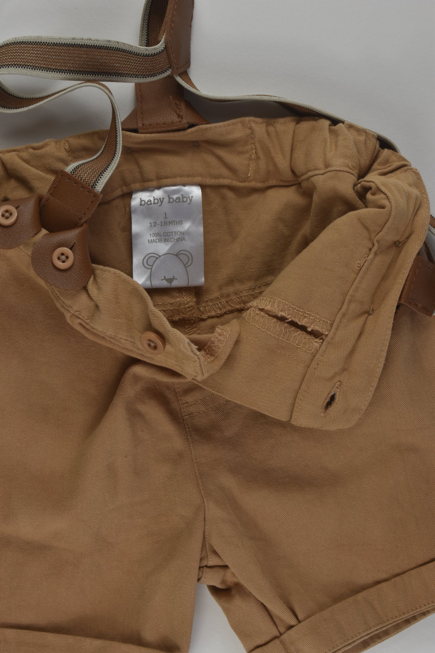 Baby Baby Size 1 Suspender Shorts
