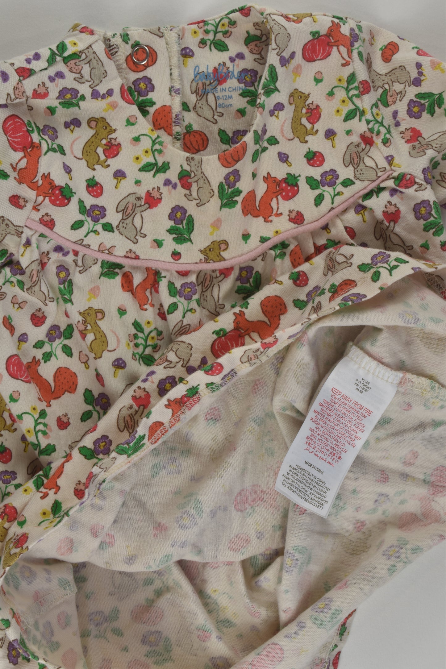 Baby Boden Size 0 Forest Animals Dress
