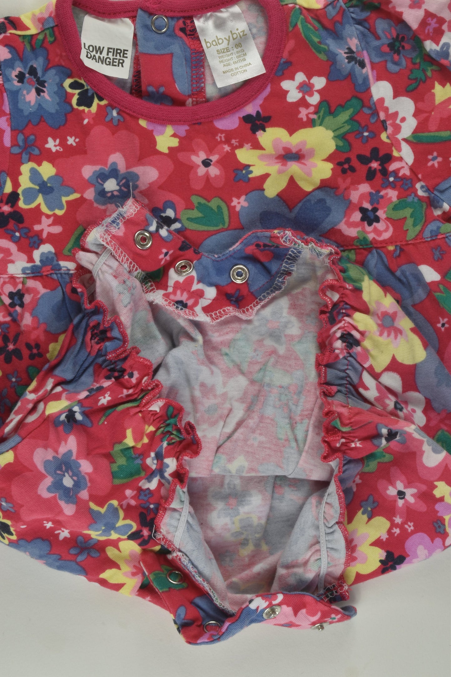 BabyBiz Size 00 Floral Short Romper