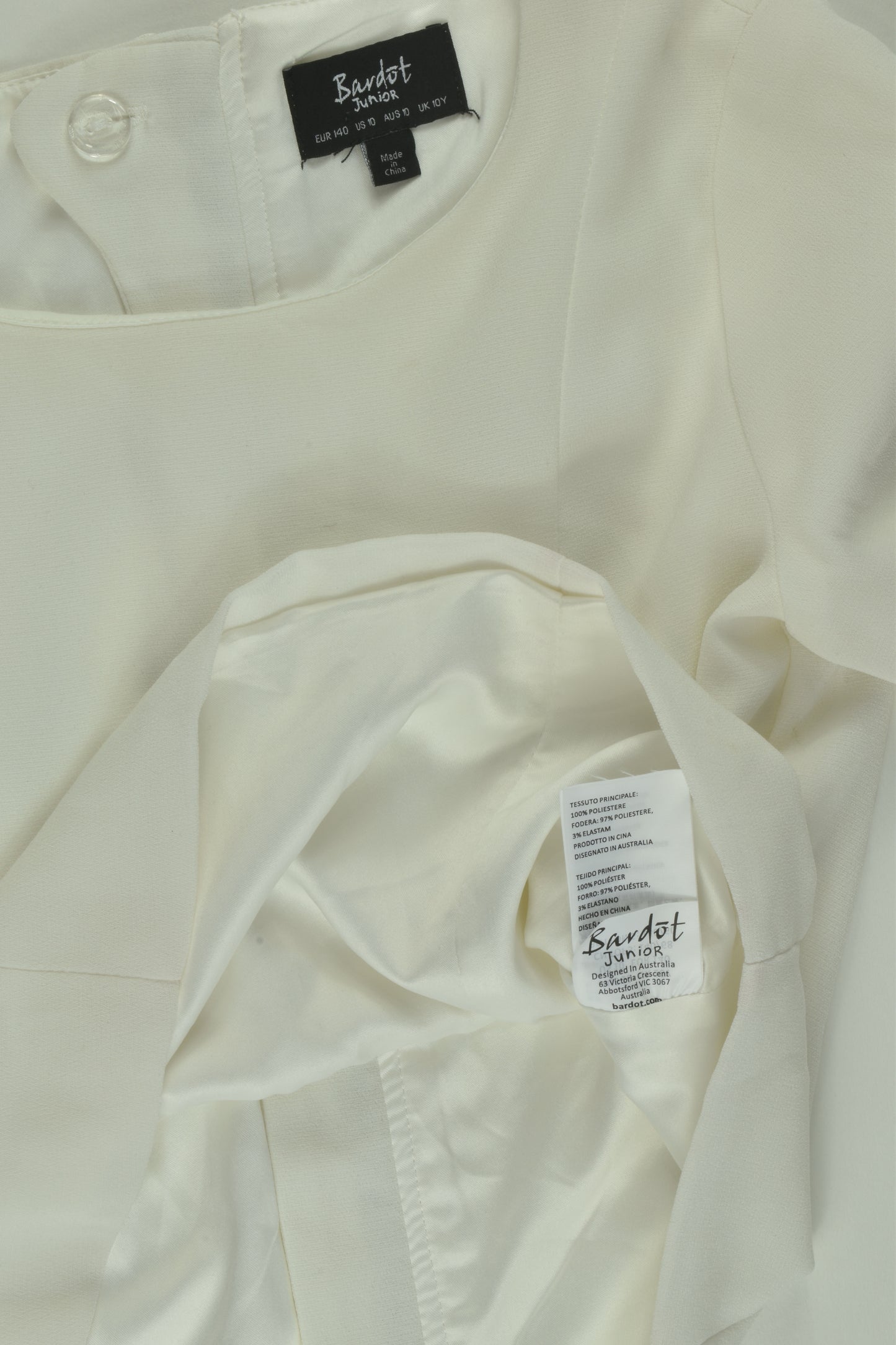 Bardot Junior Size 10 Special Occasion Blouse