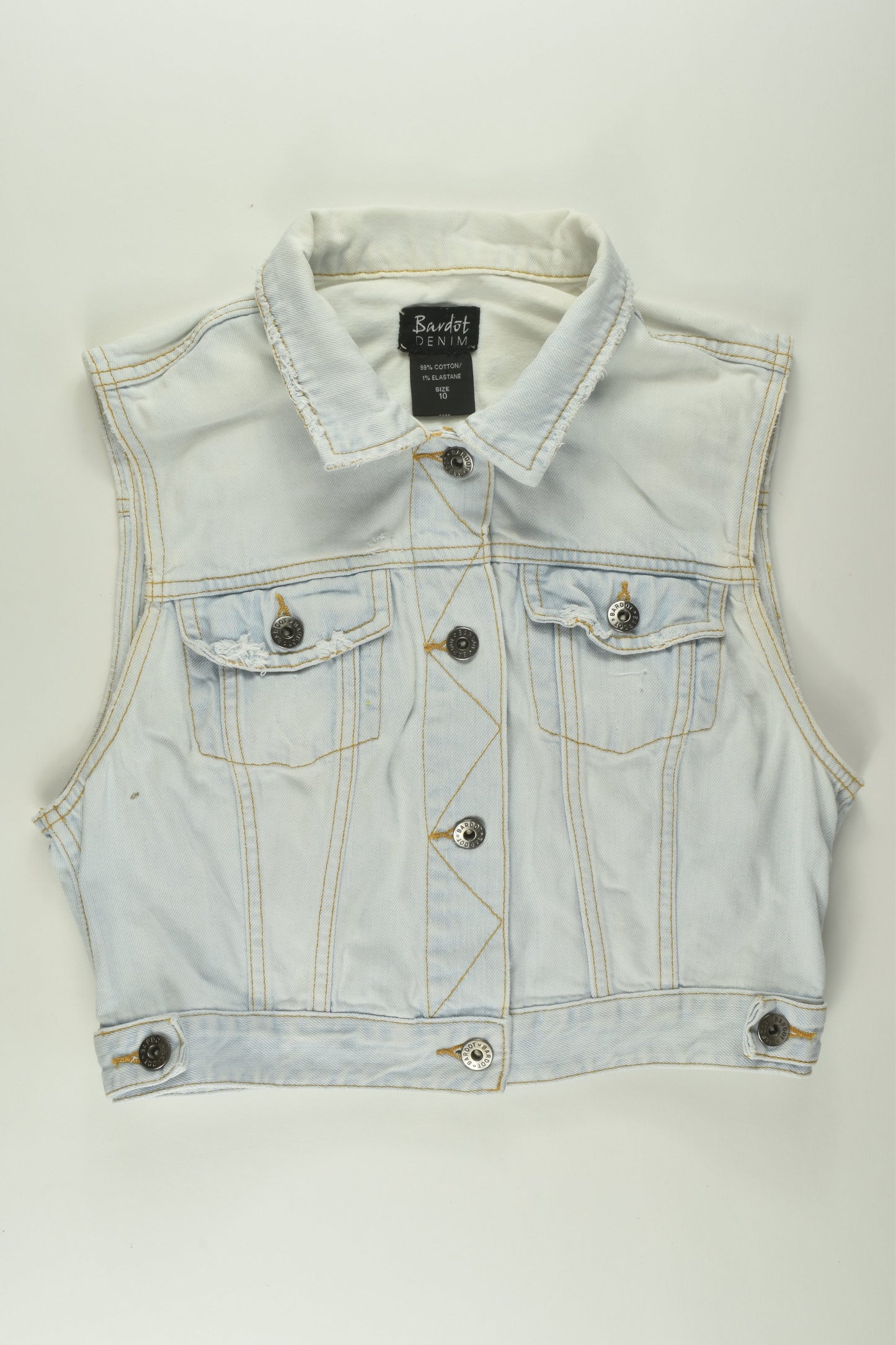 Bardot Size 10 Denim Vest