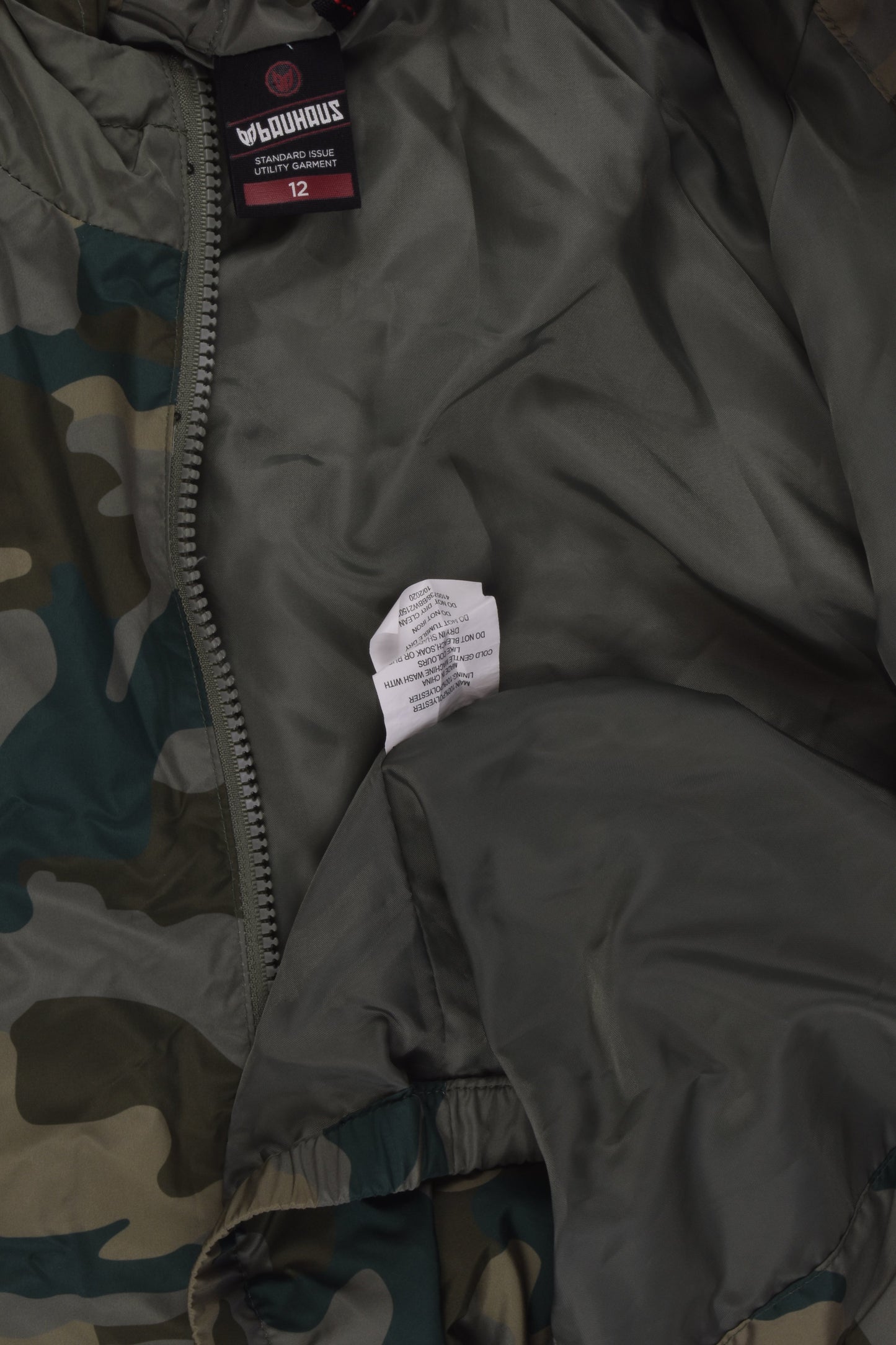 Bauhaus Size 12 Camouflage Jacket