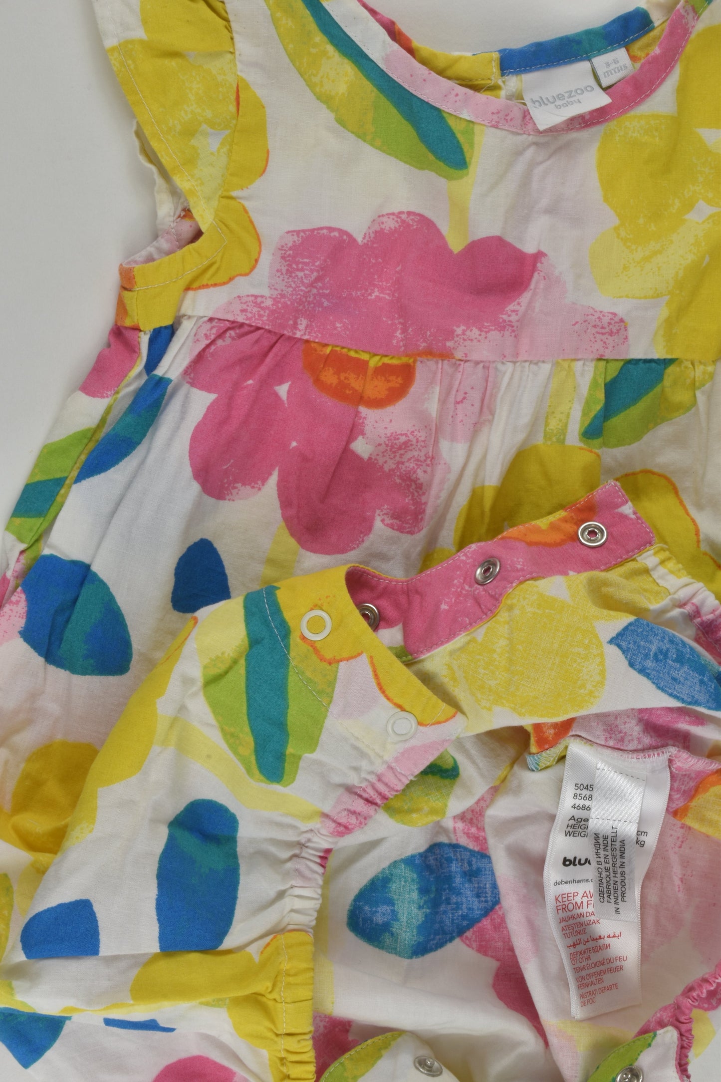 Bluezoo by Debenhams Size 00 Floral Romper