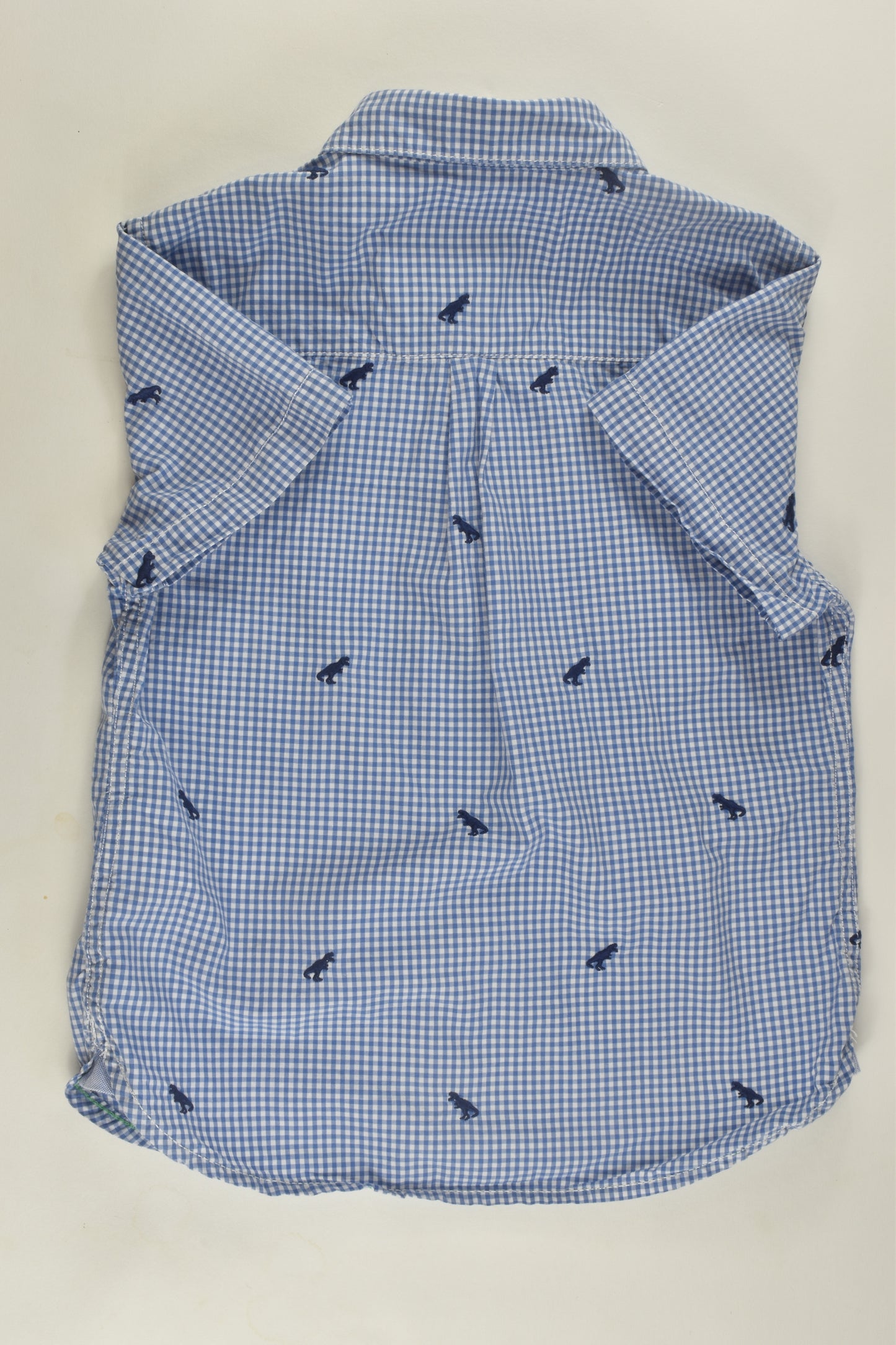 Boden Size 4-5 Dinosaur Button-up Shirt