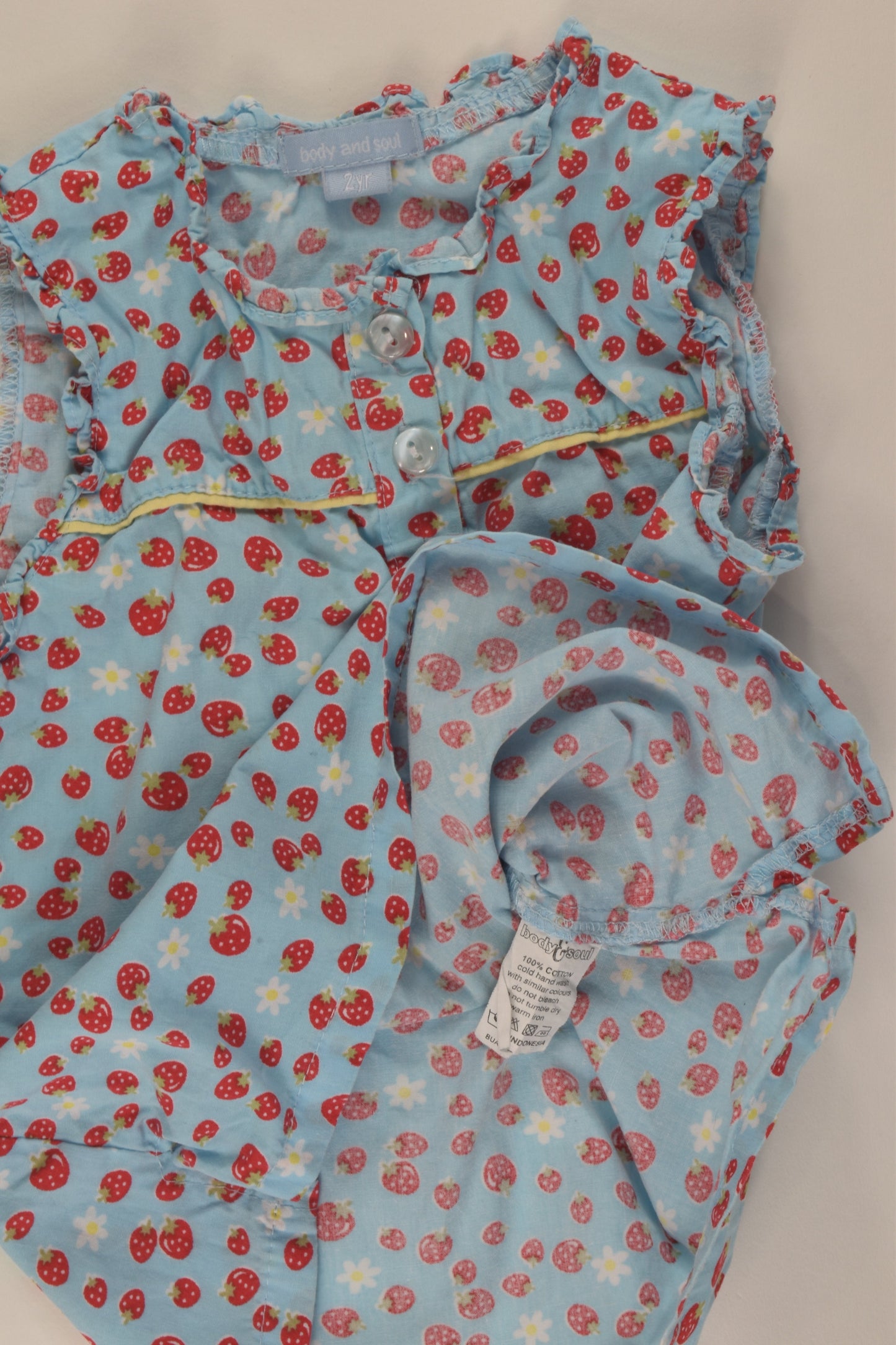 Body and Soul Size 2 Strawberry Blouse
