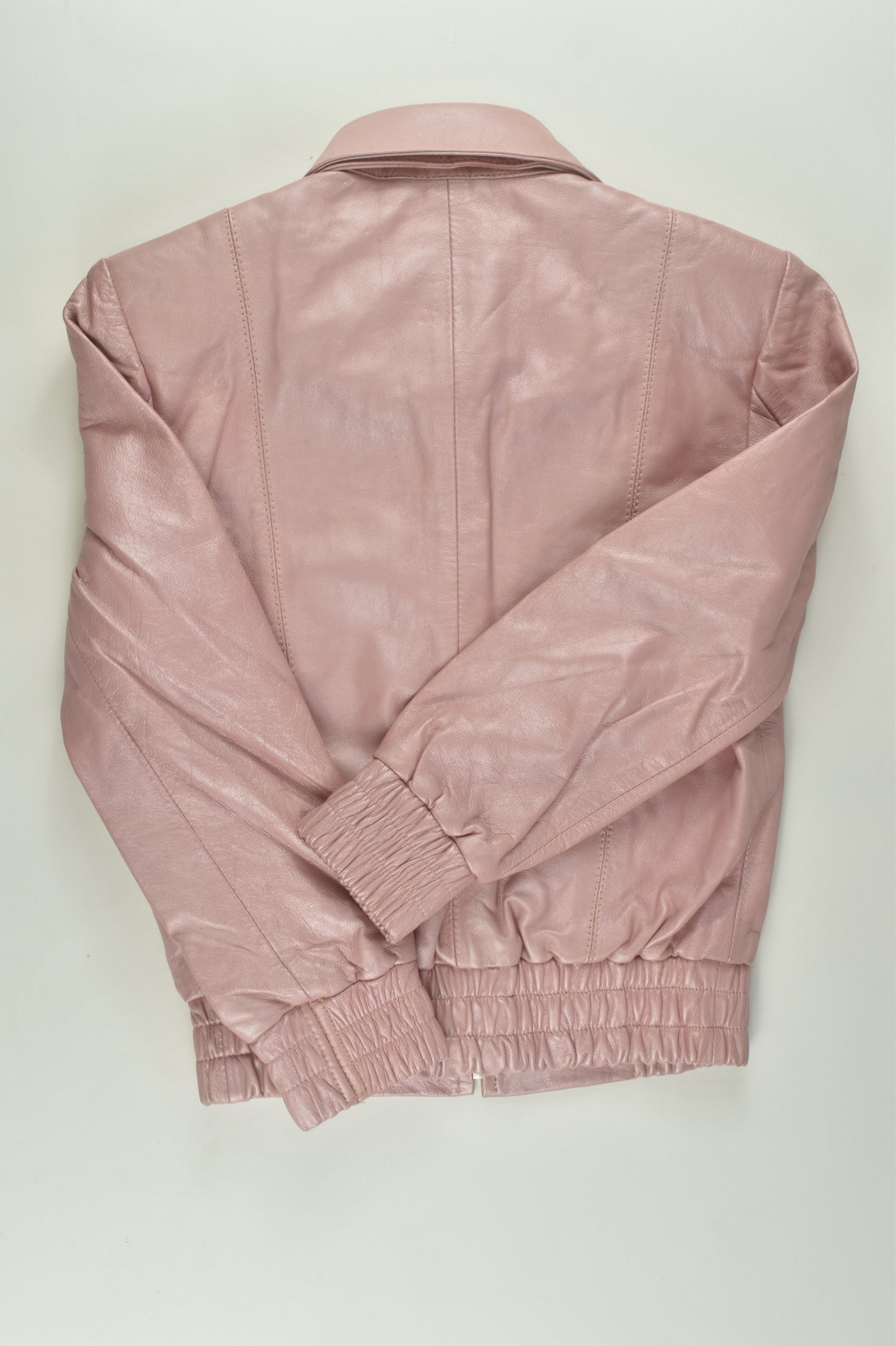 Bombastic Size 4 Leather Jacket with Removable Collar