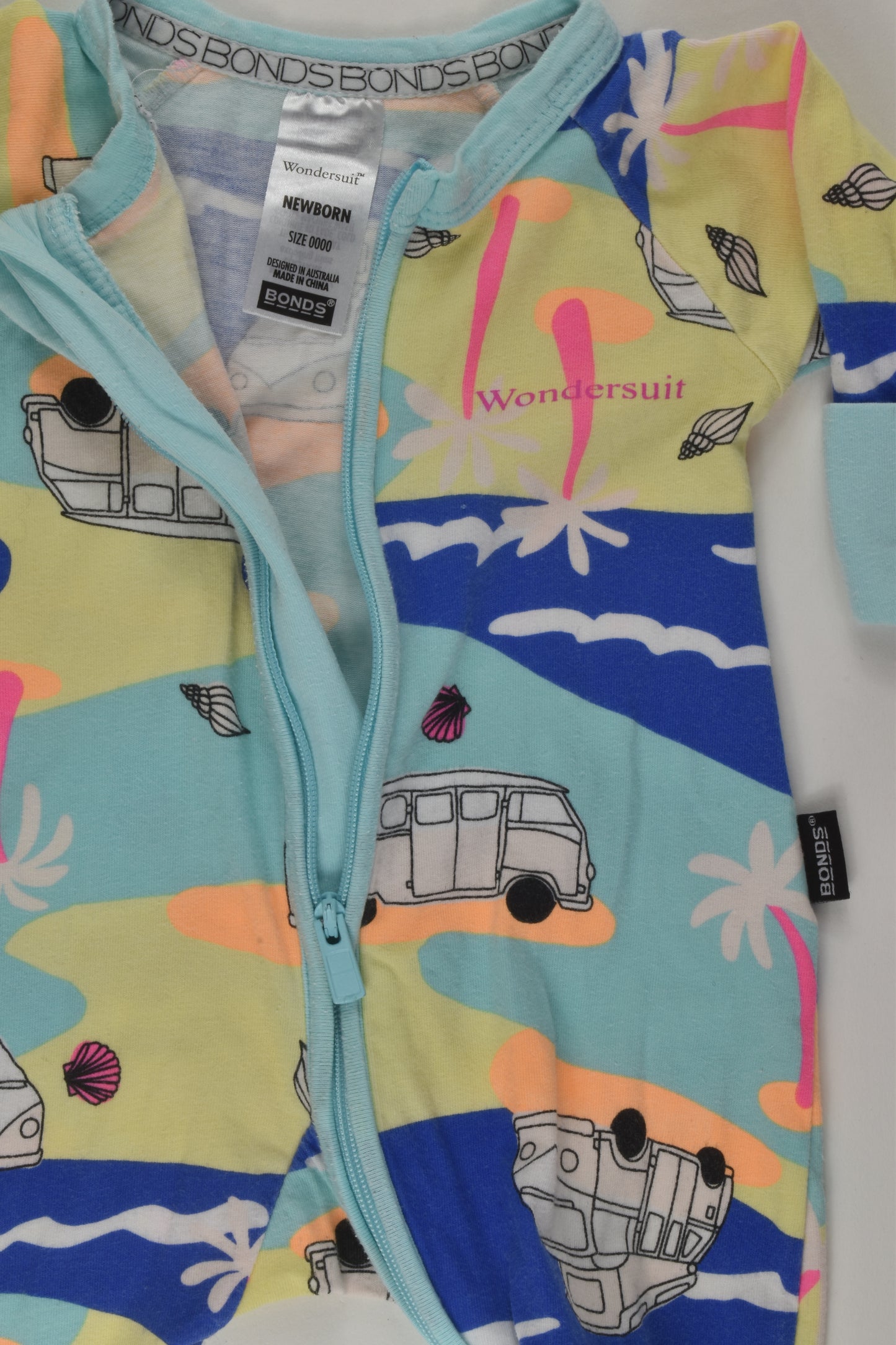 Bonds Size 0000 Campervan Wondersuit