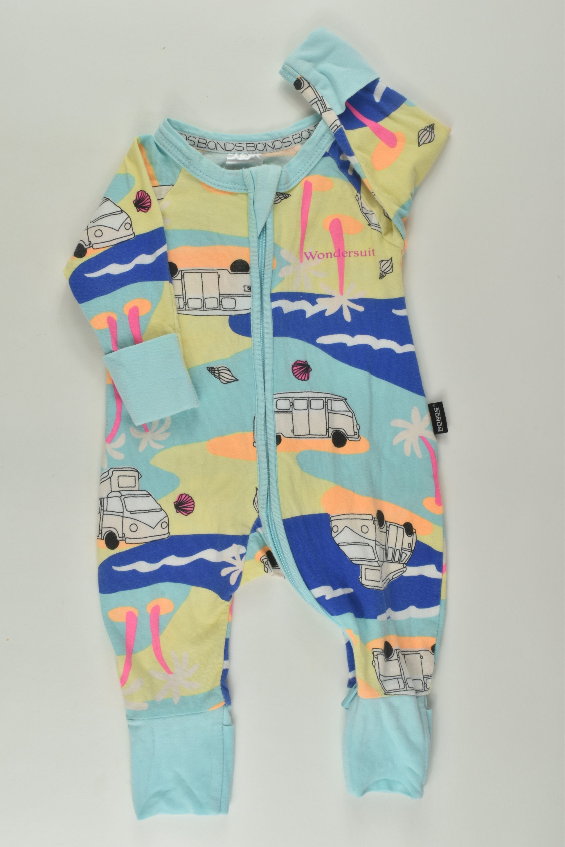 Bonds Size 0000 Campervan Wondersuit