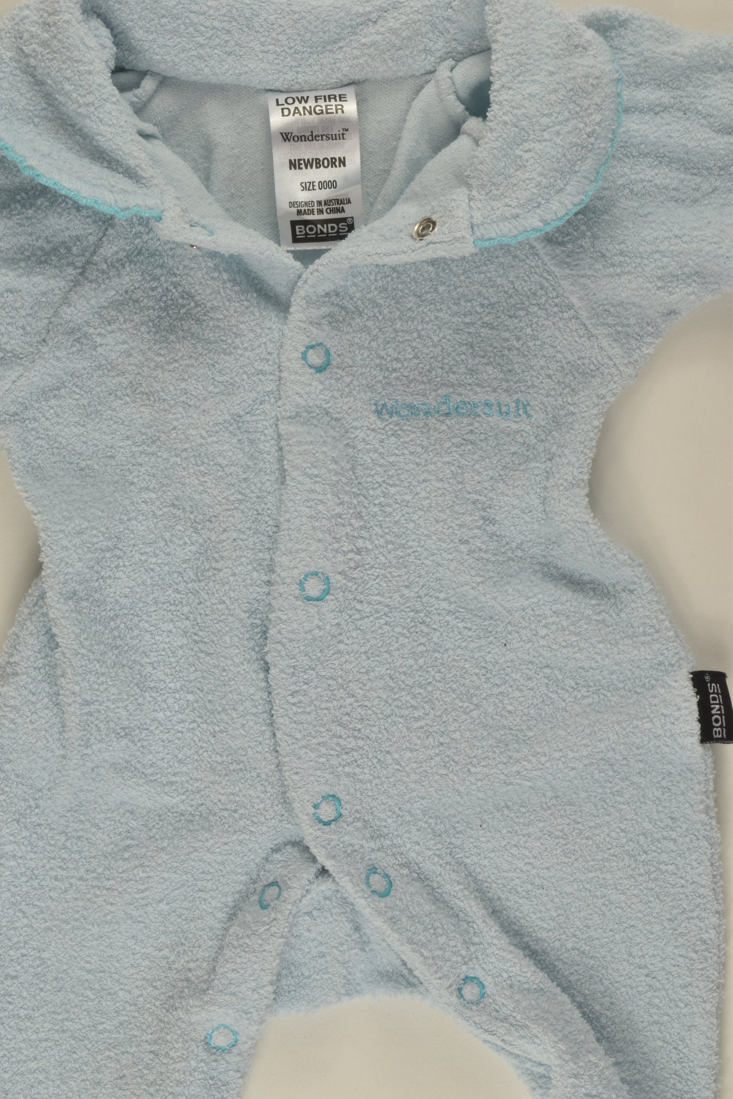 Bonds Size 0000 Terry Wondersuit