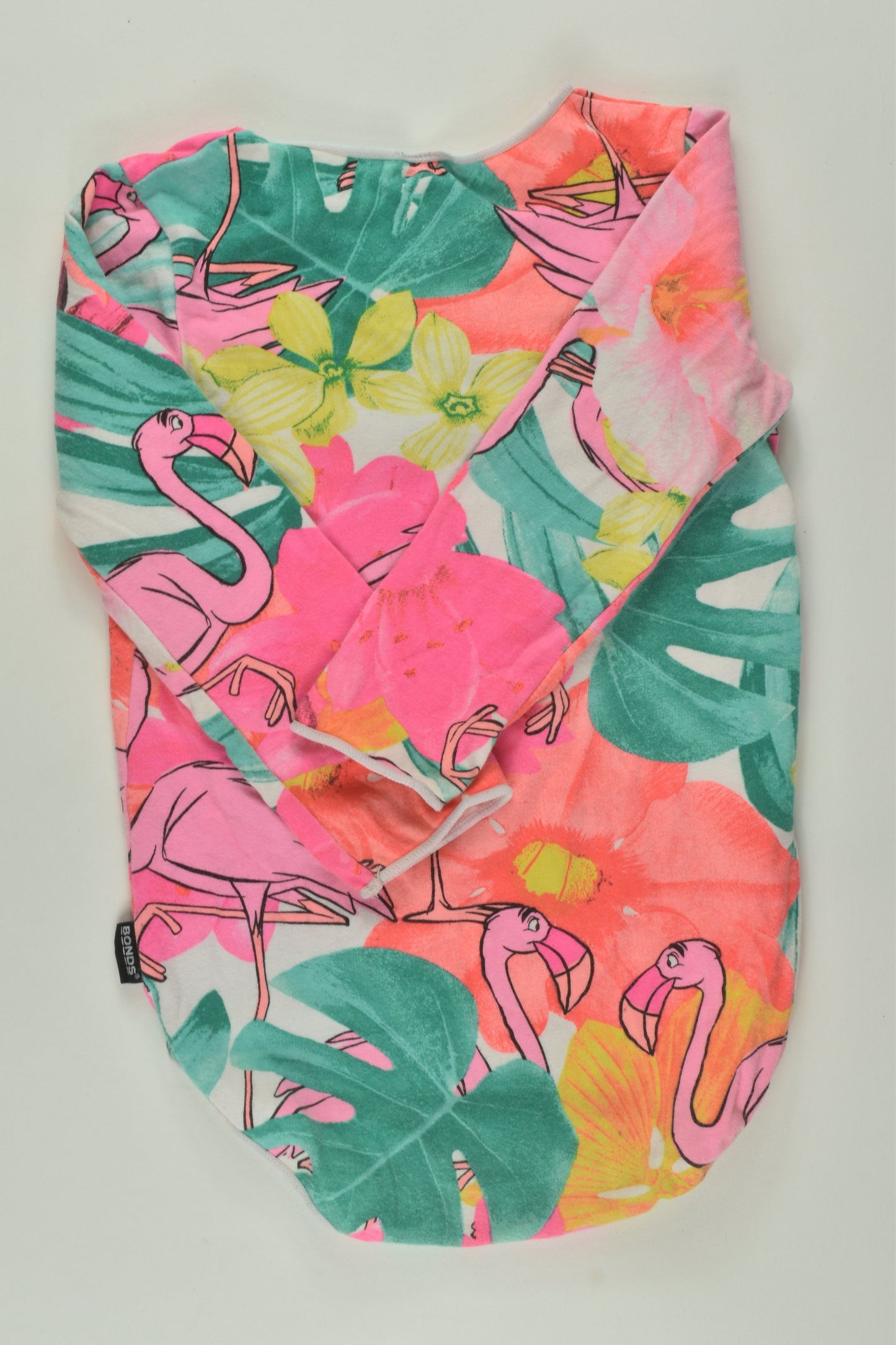 Bonds Size 1 Jungle Book Flamingo Bodysuit
