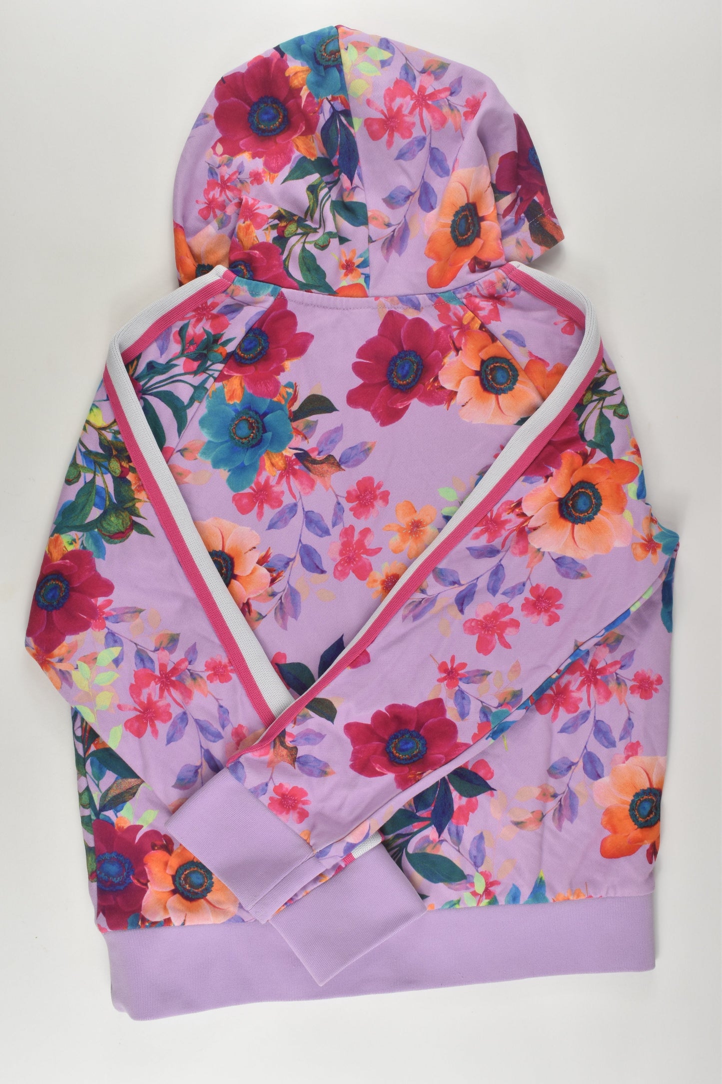 Bonds Size 10 Floral Jumper with Hood