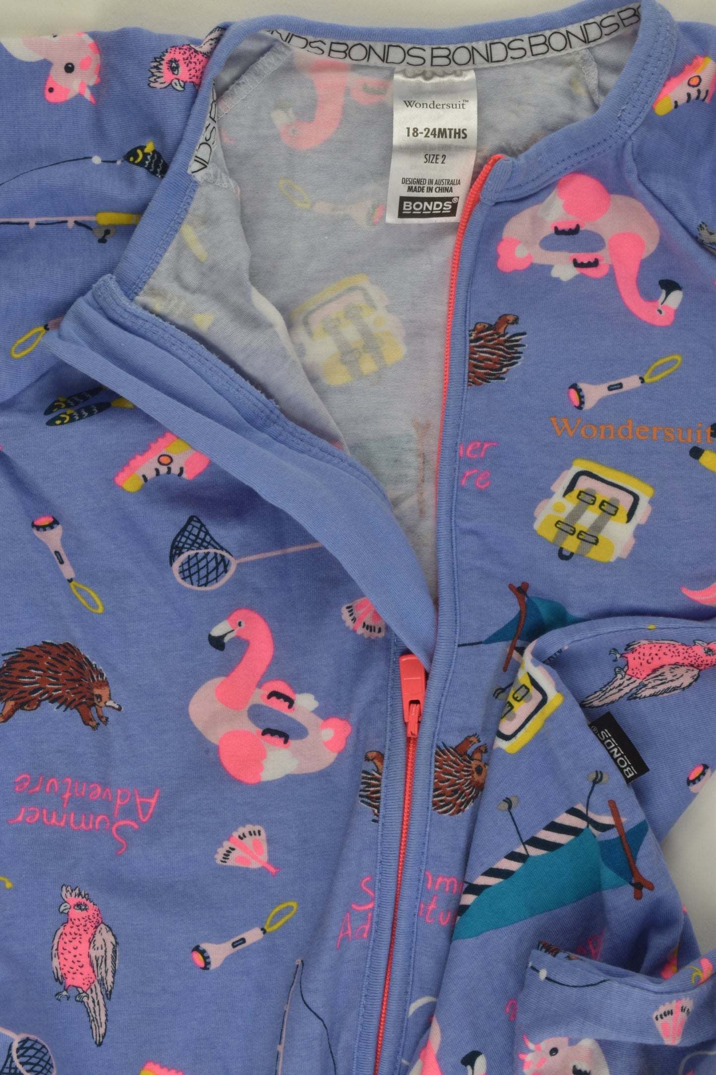 Bonds Size 2 'Summer Adventure' Wondersuit