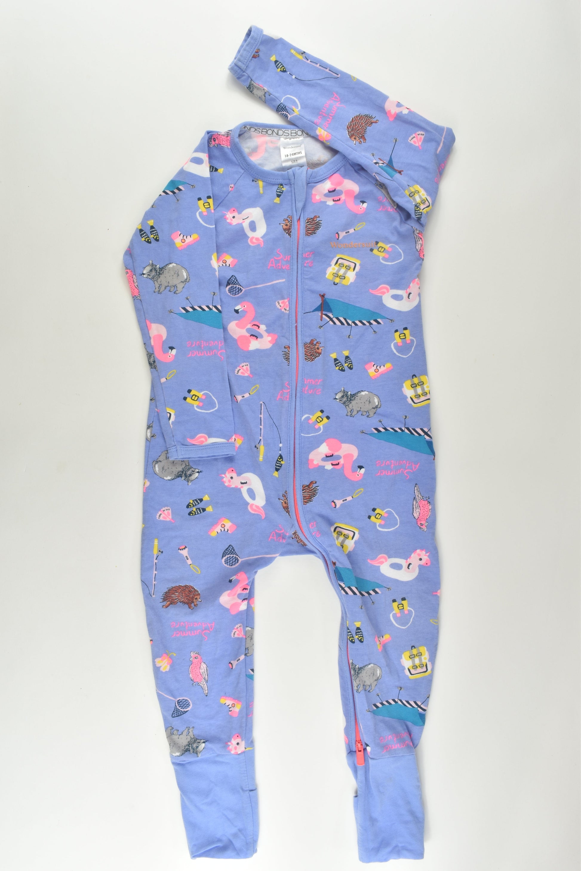 Bonds Size 2 'Summer Adventure' Wondersuit