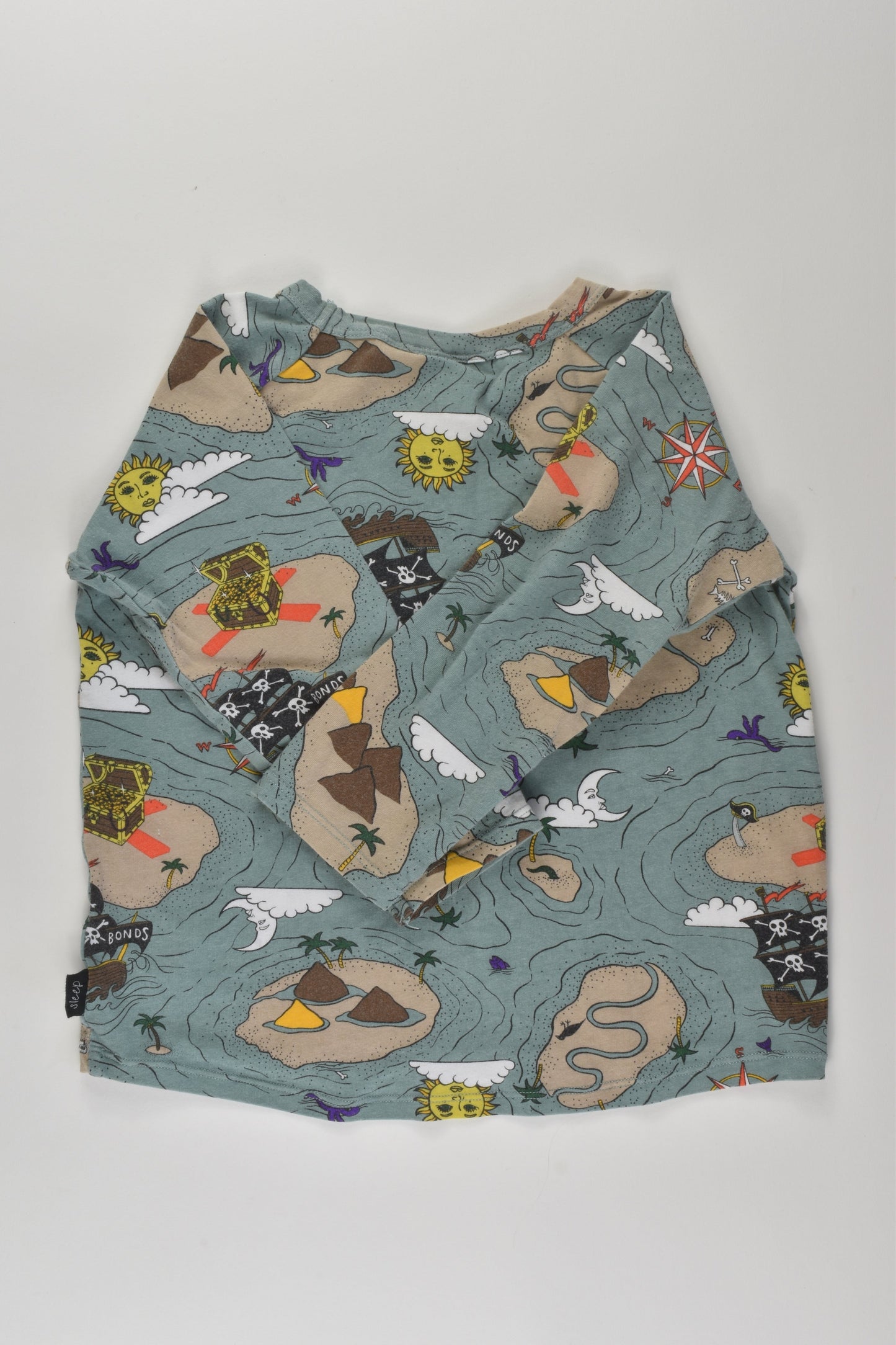 Bonds Size 2 Treasure Island Top