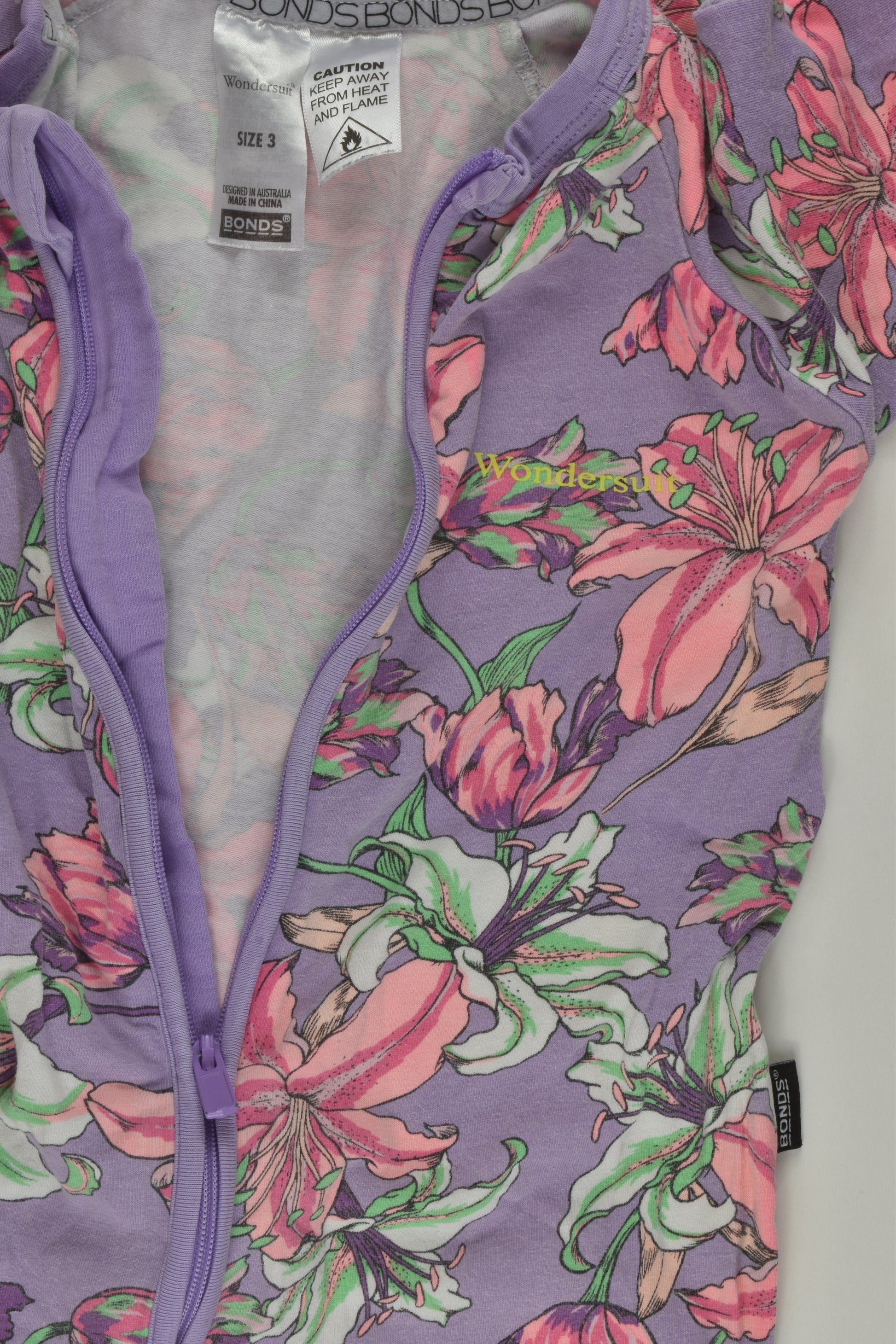 Bonds Size 3 Floral Wondersuit