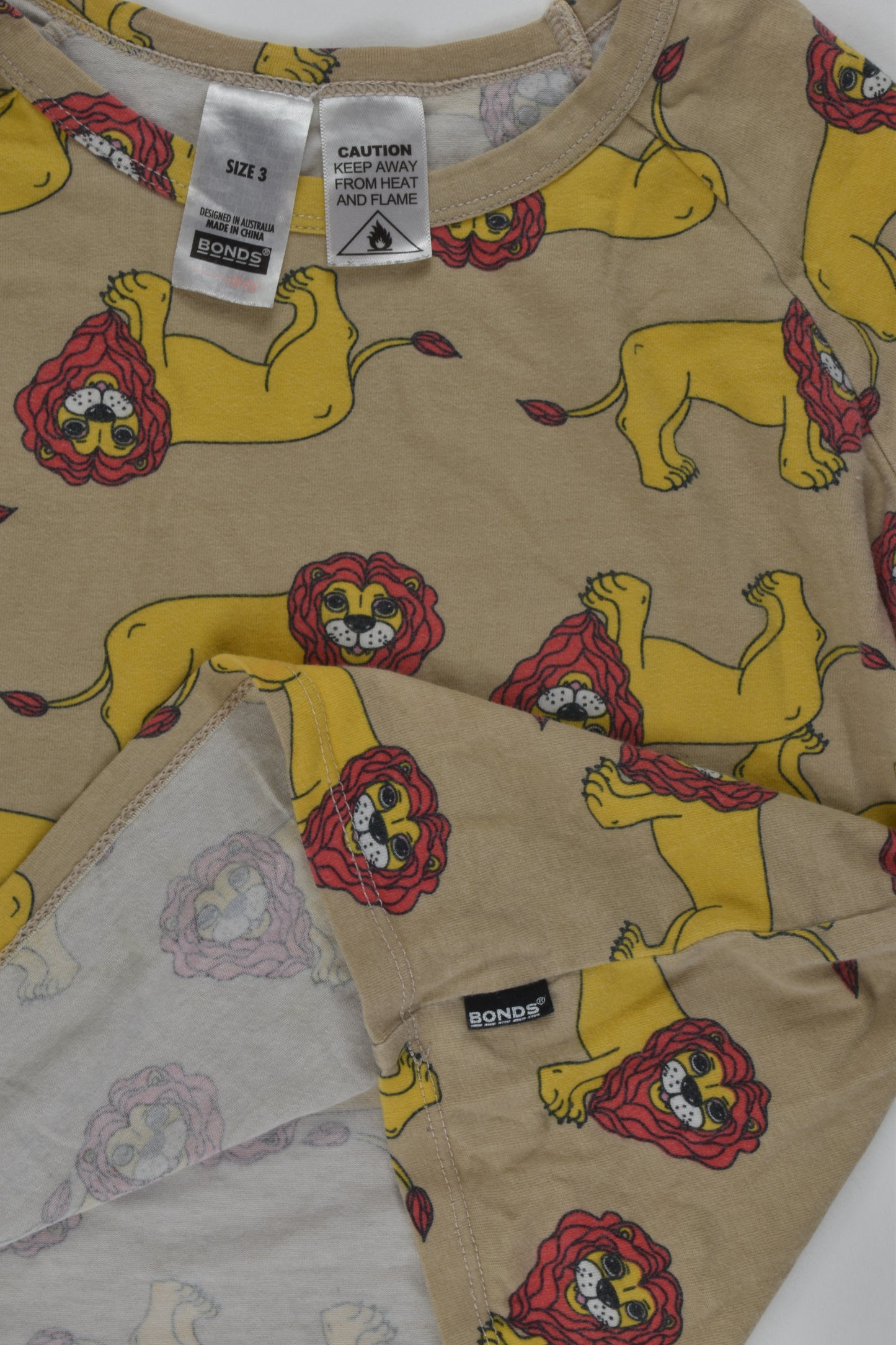 Bonds Size 3 Lion Top