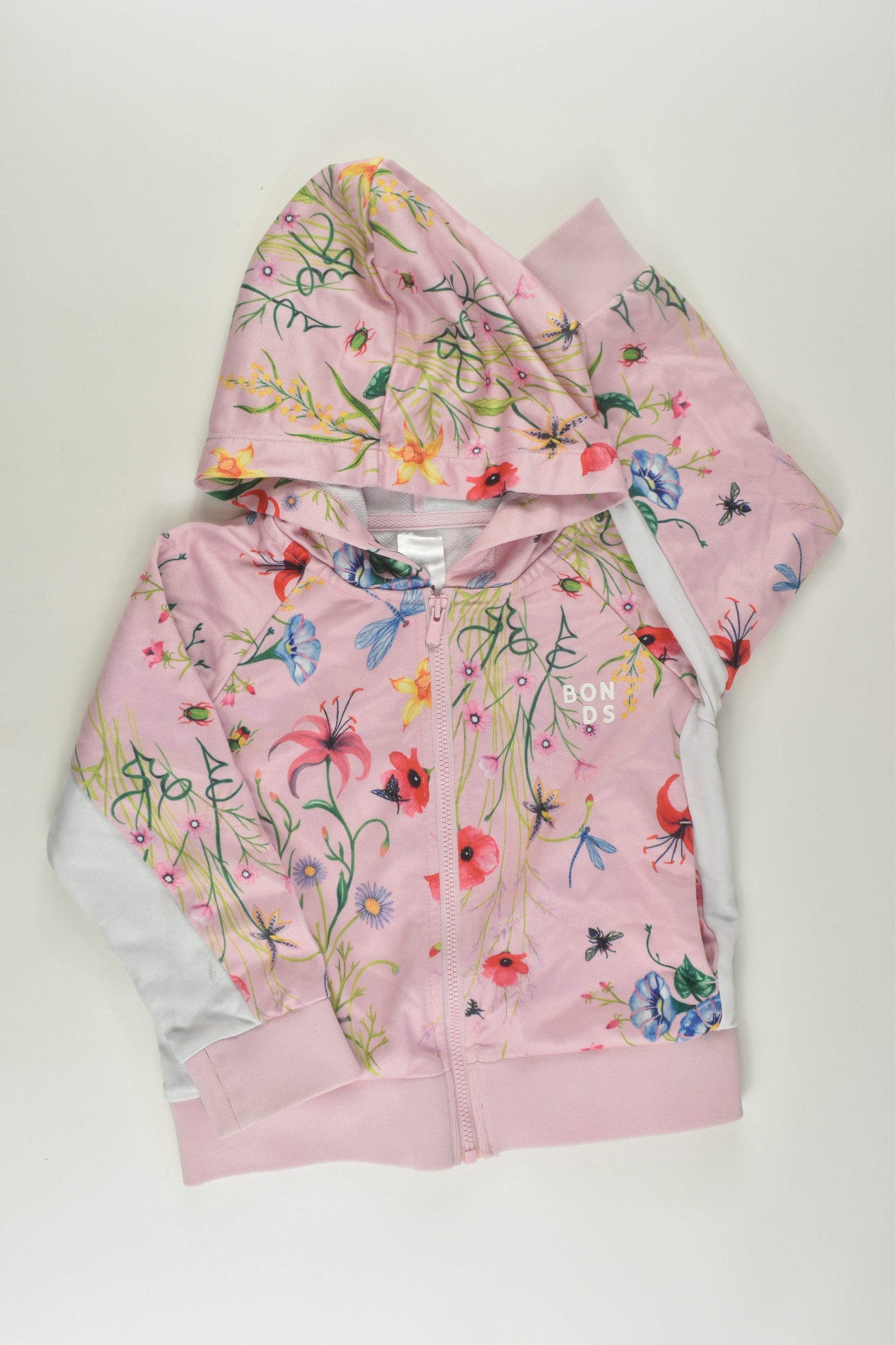 Bonds Size 4 Floral Zip Jumper
