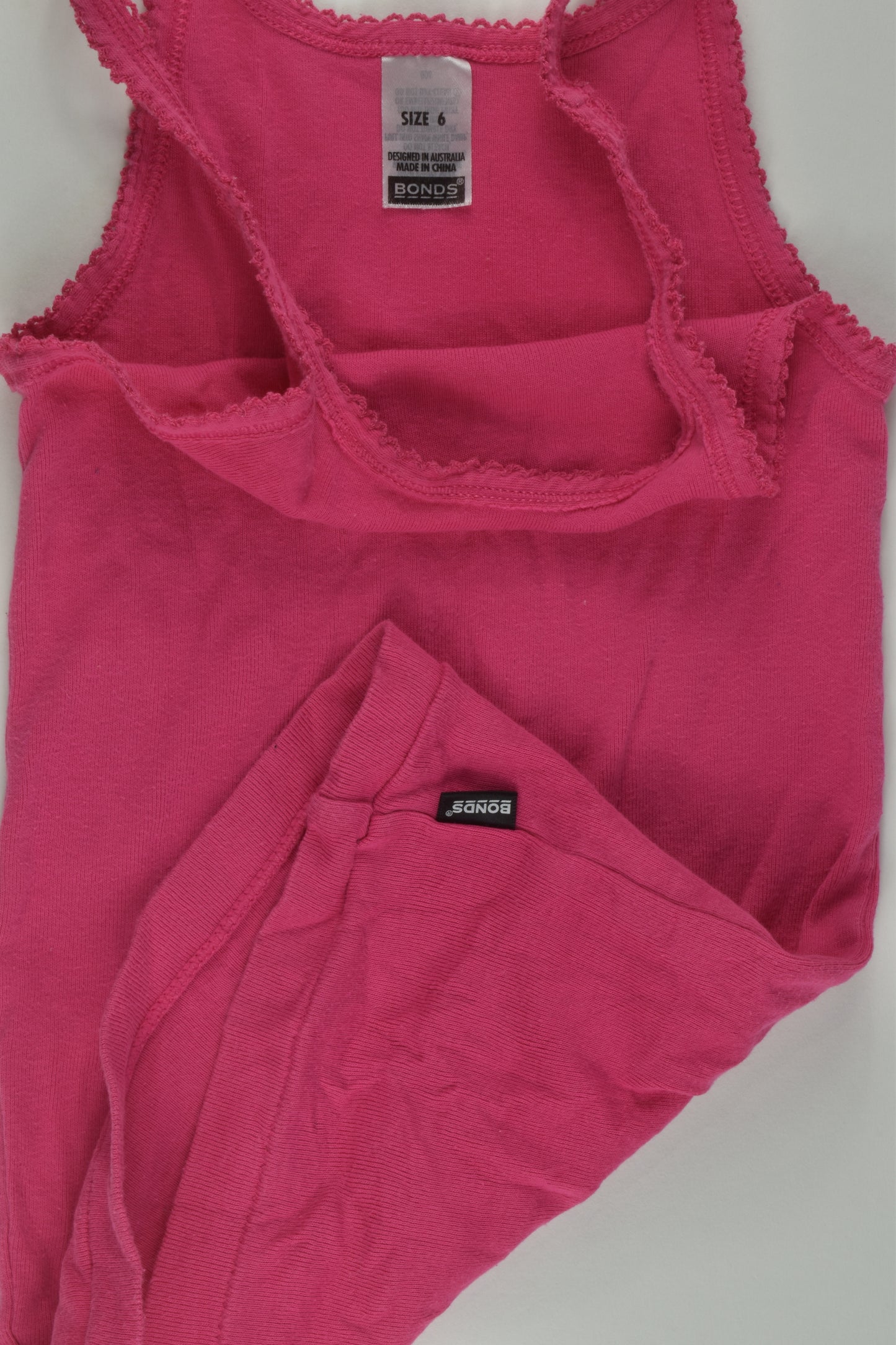 Bonds Size 6 Pink Tank Top