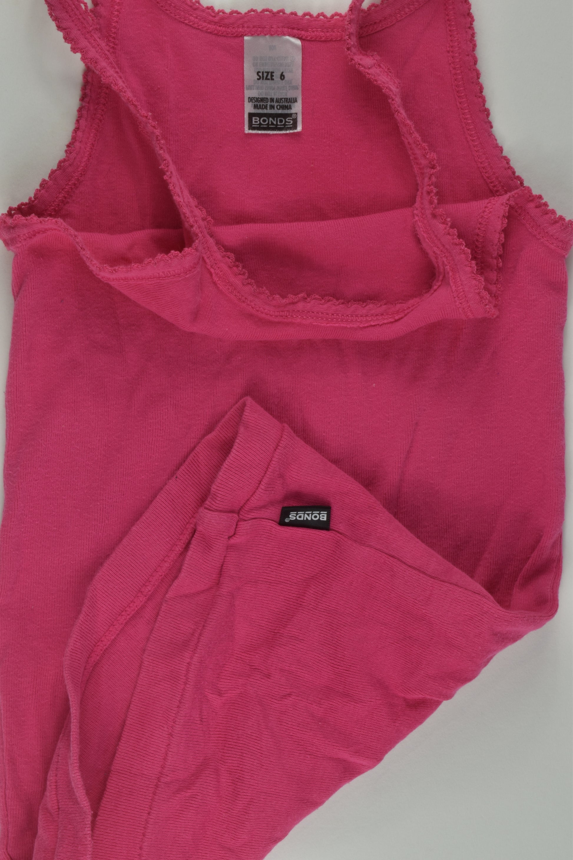 Bonds Size 6 Pink Tank Top