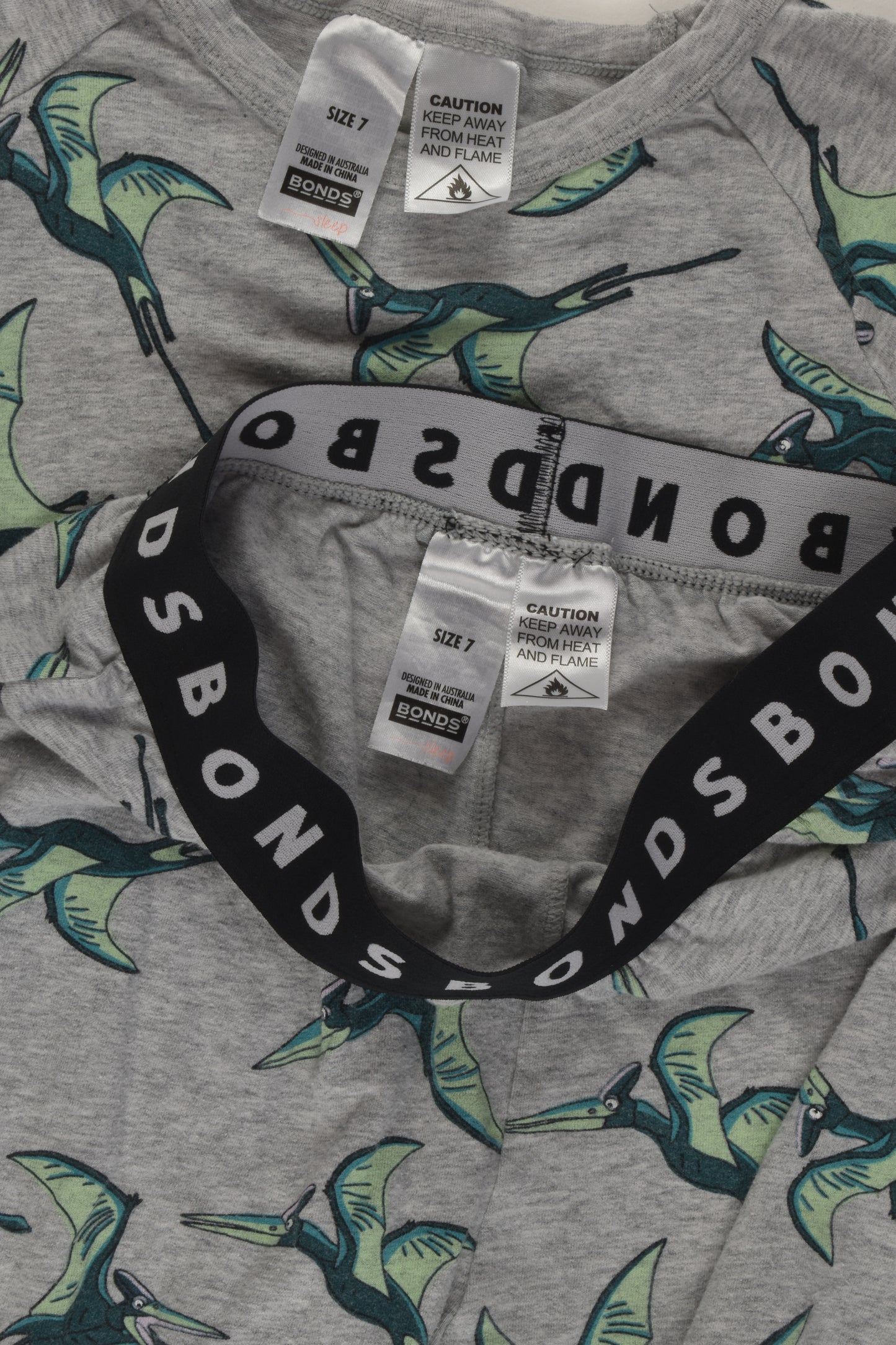 Bonds Size 7 Dinosaur Pyjamas