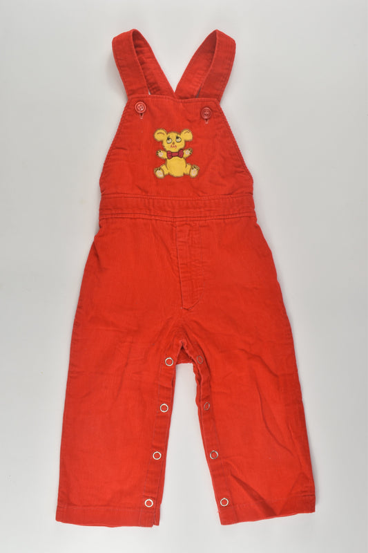 Brand Unknown Size 0 Vintage Cord Overalls