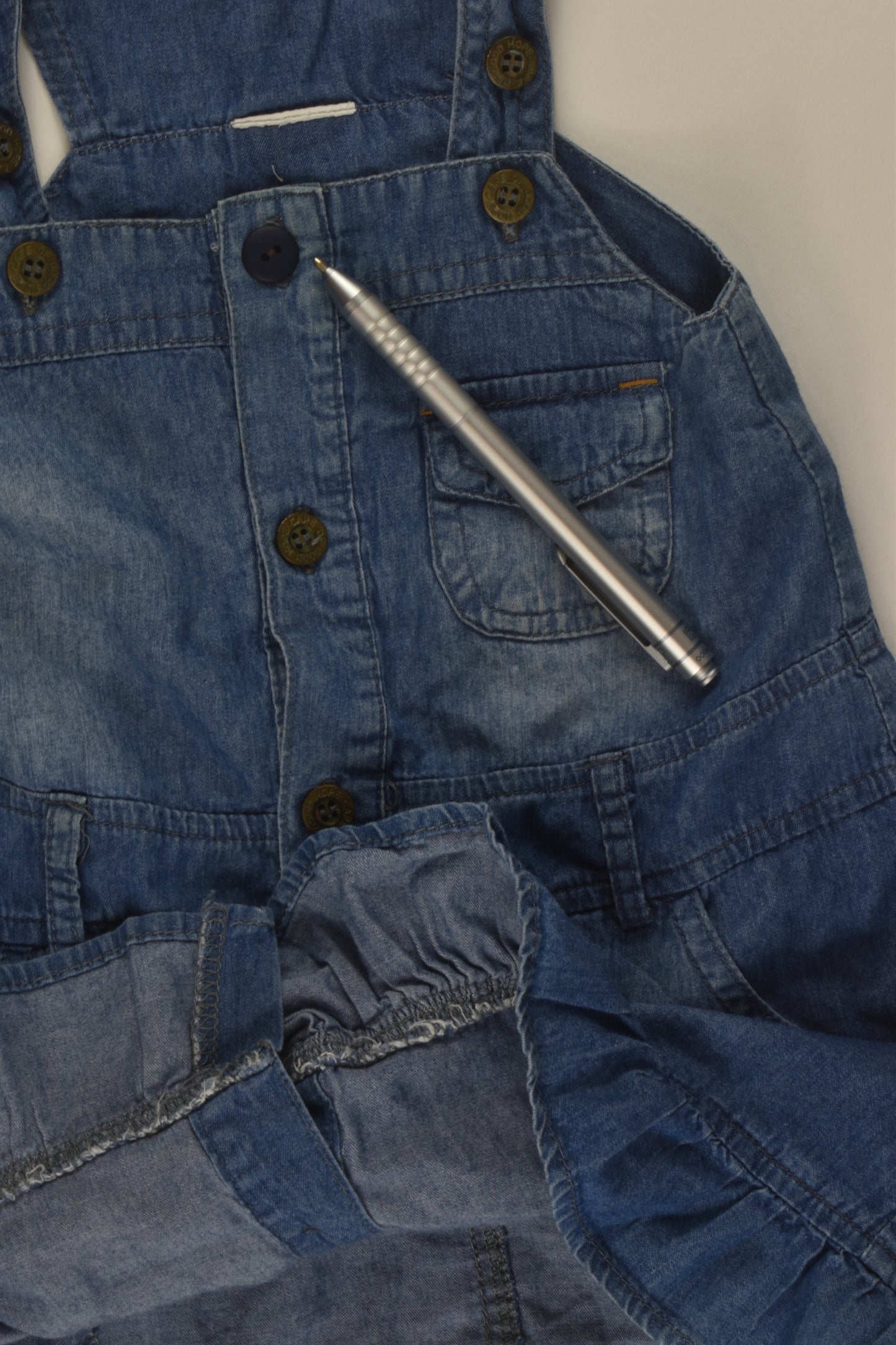 Brand Unknown Size 1-2 Lightweight Denim Dress