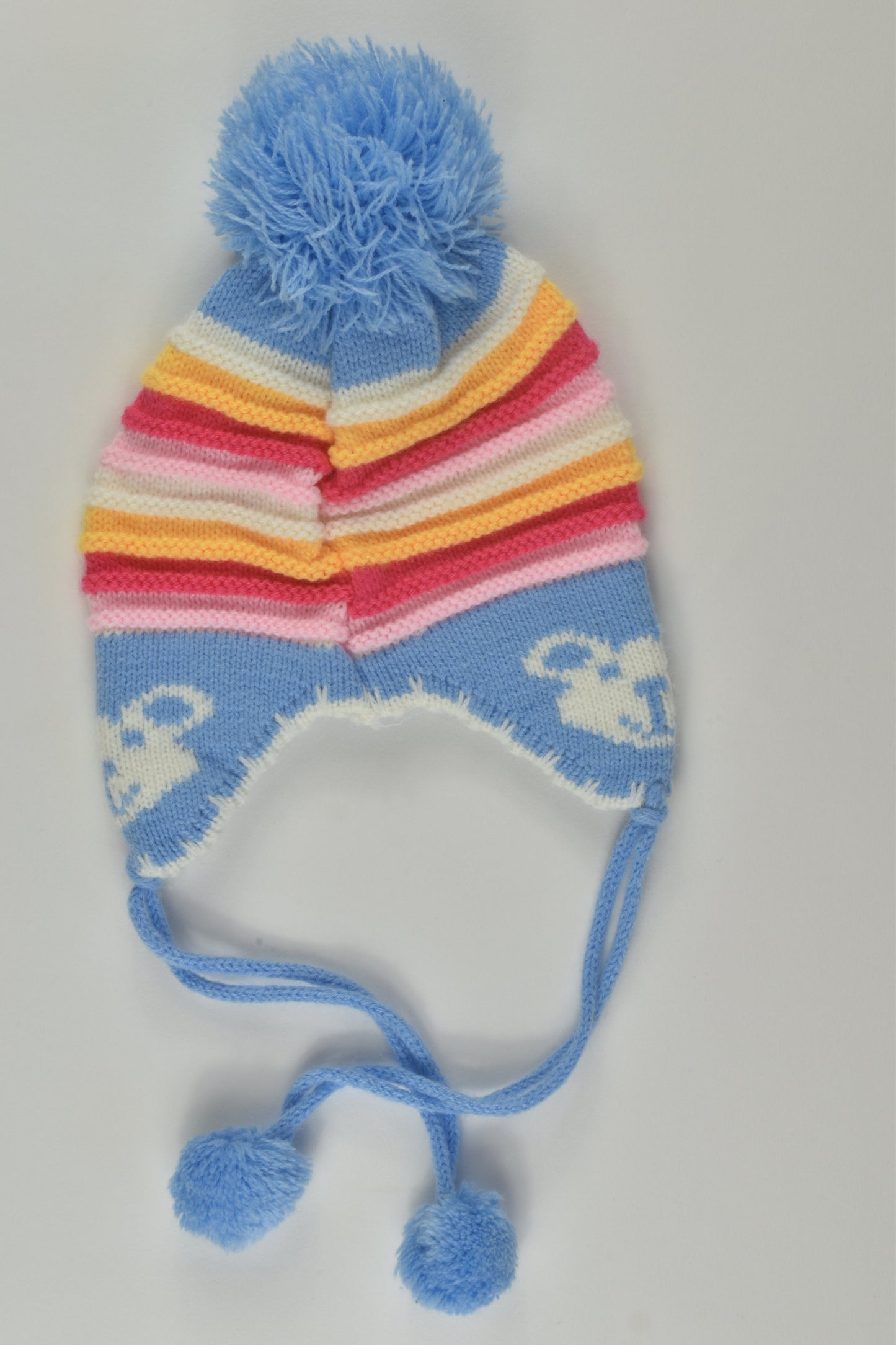 Brand Unknown Size approx 6-12 months Knit Beanie