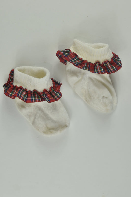 Brand Unknown Size approx 6-12 months Socks