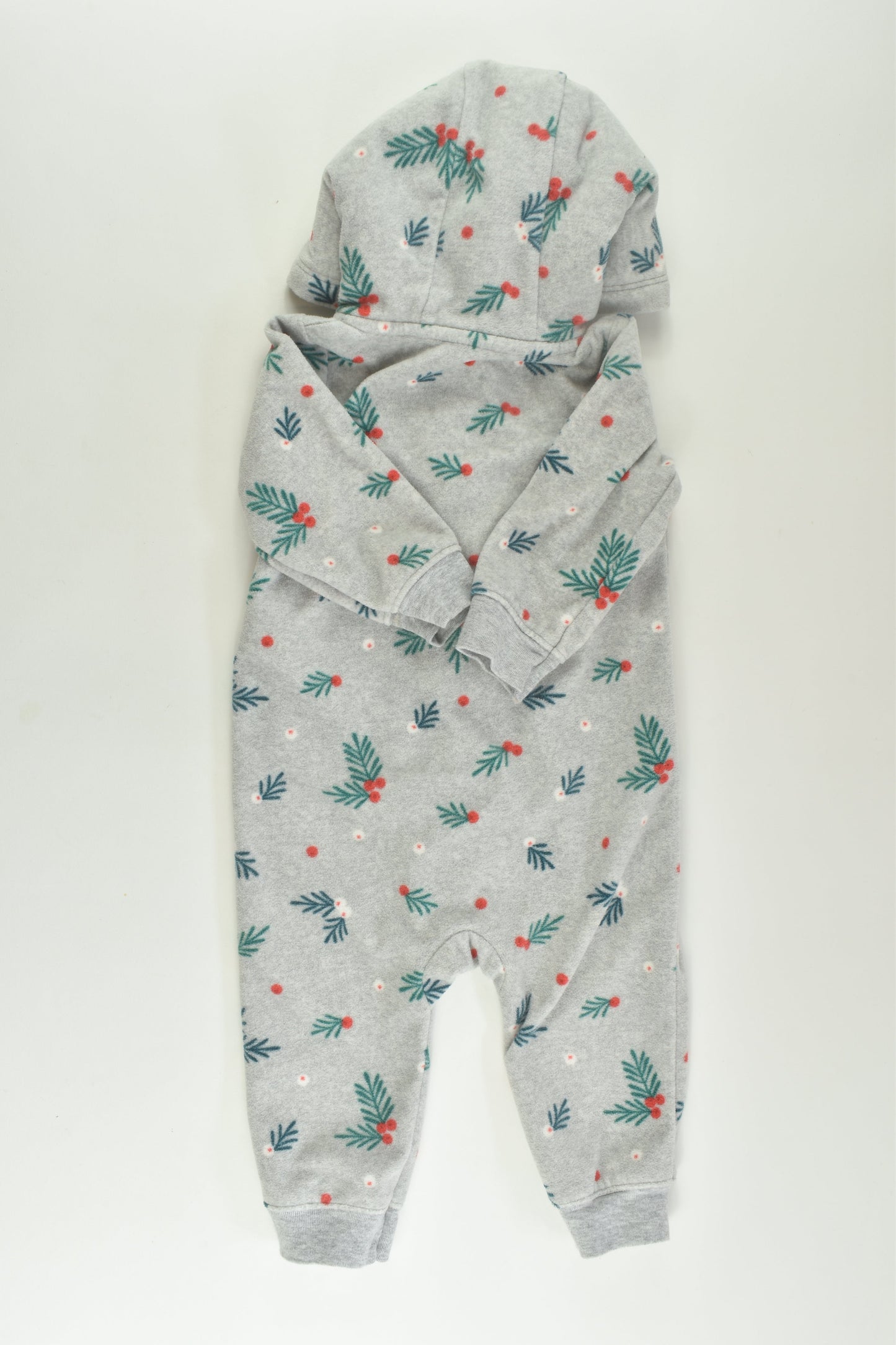 Carter's Size 0 Berries Fleece Suit