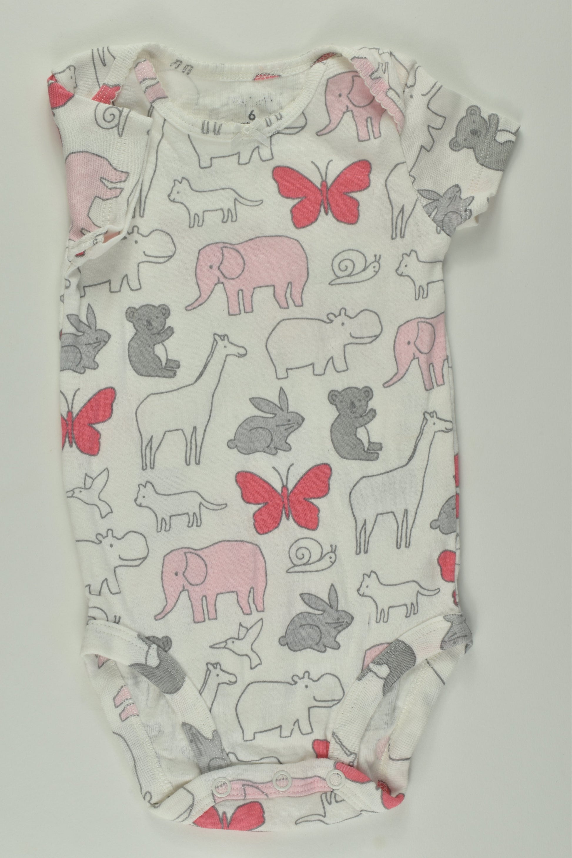 Carter's Size 00 Animals Bodysuit