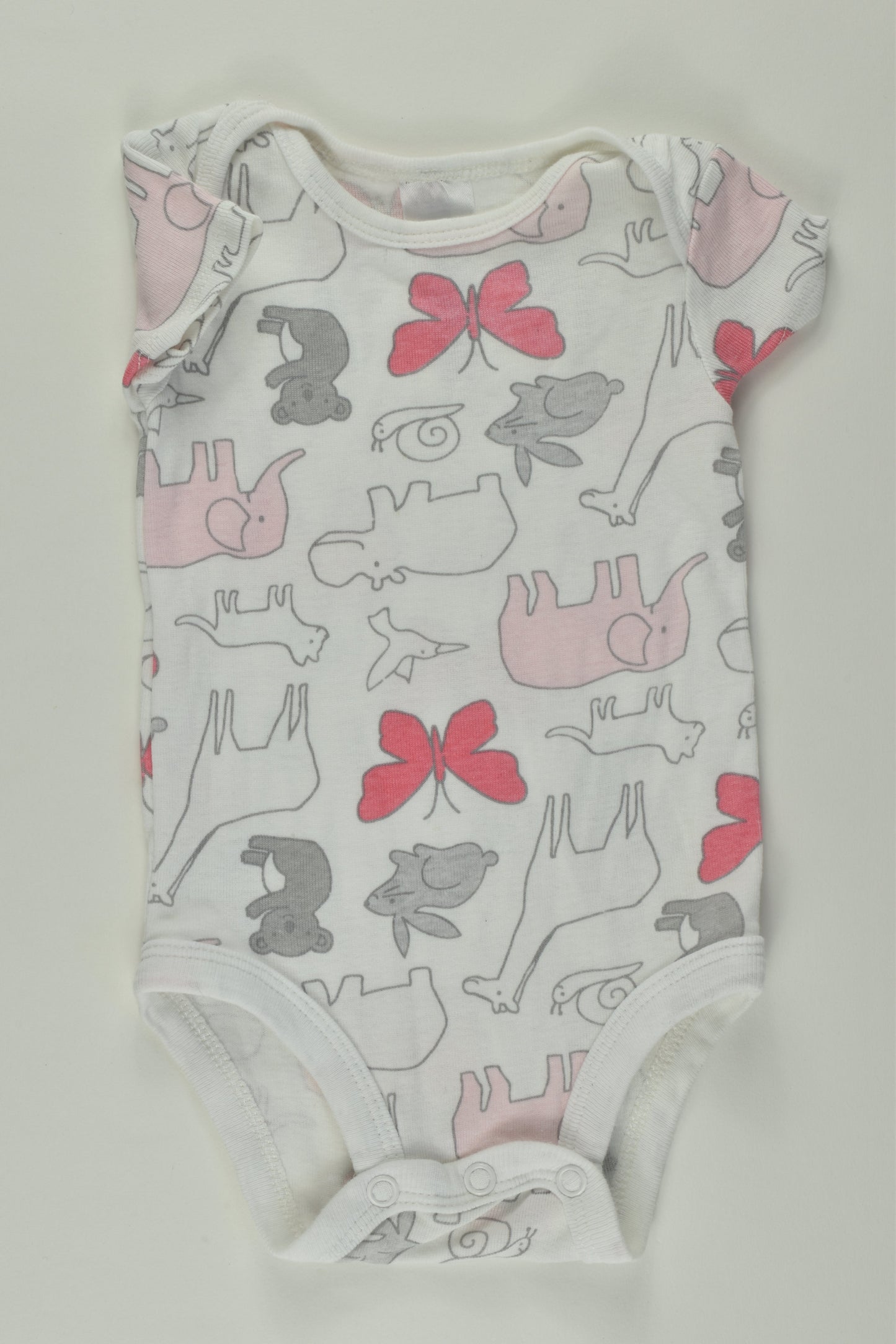 Carter's Size 000 Animals Bodysuit