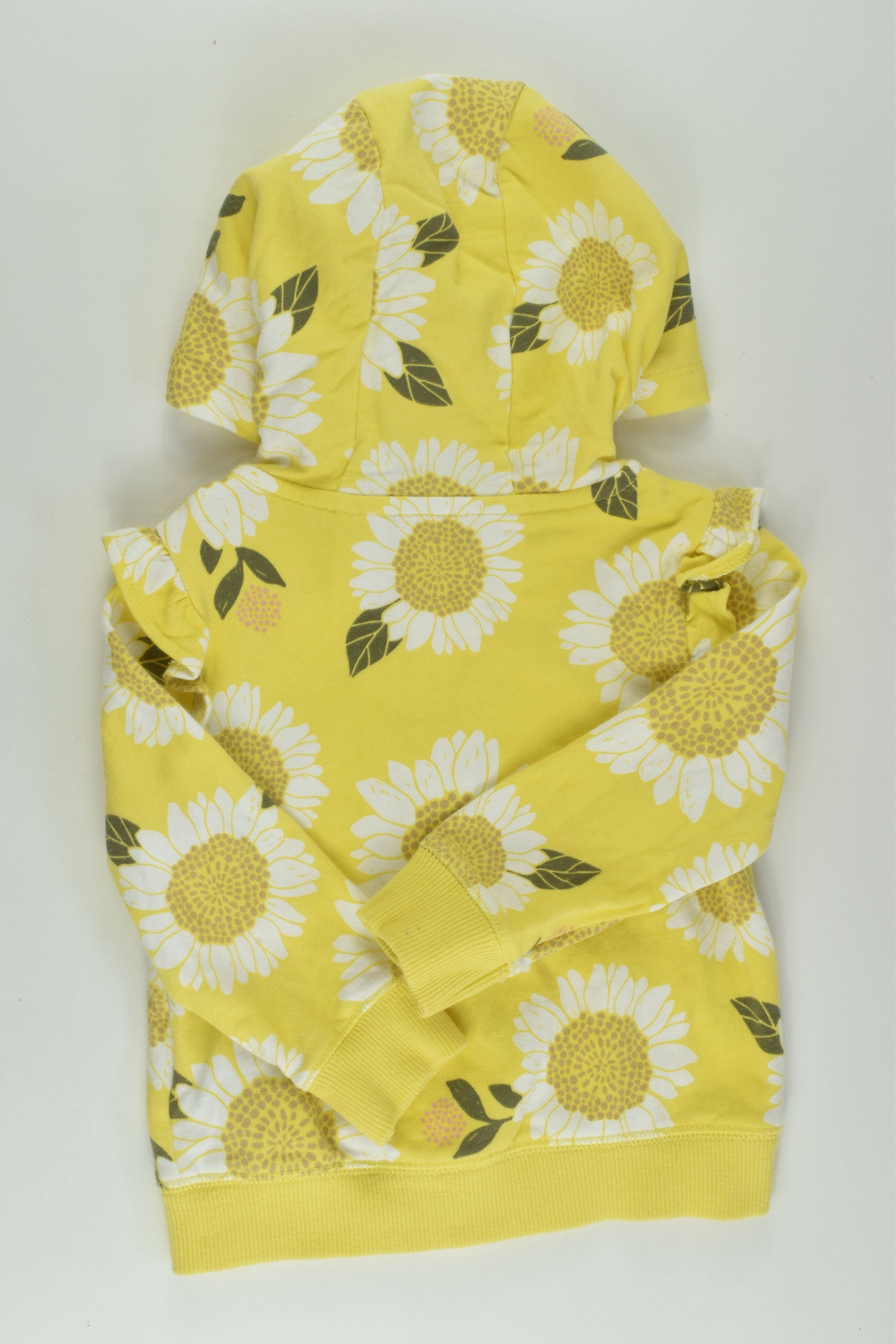 Carter's Size 1 Flower Zip Jumper