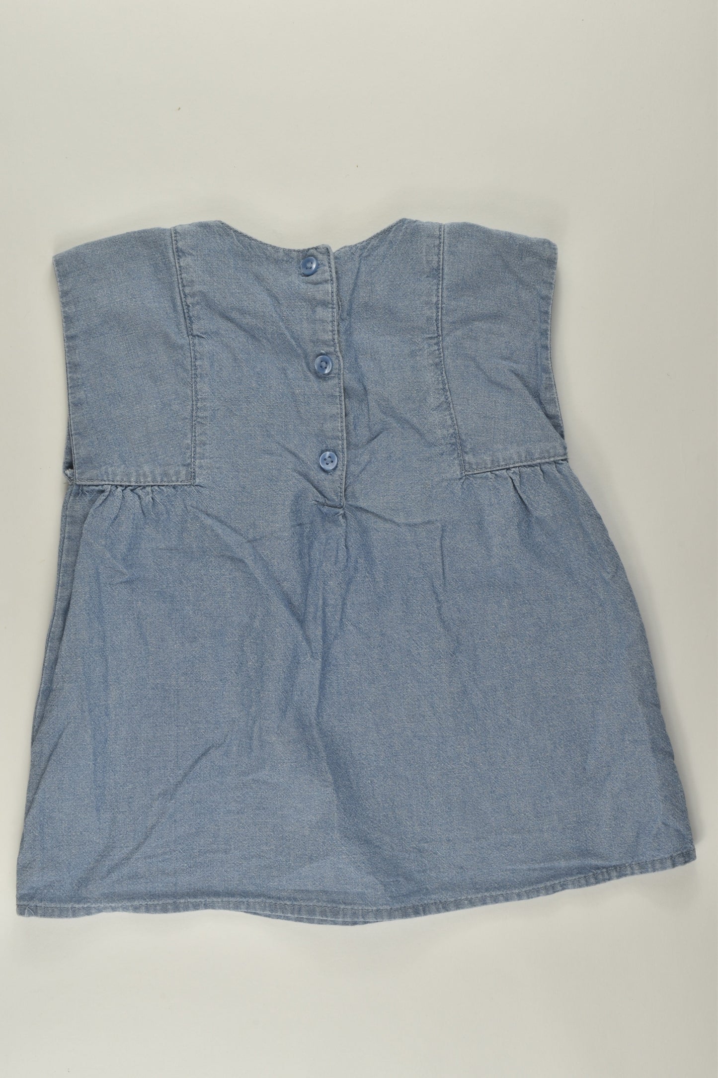 Carter's Size 2 Denim Embroidery Blouse