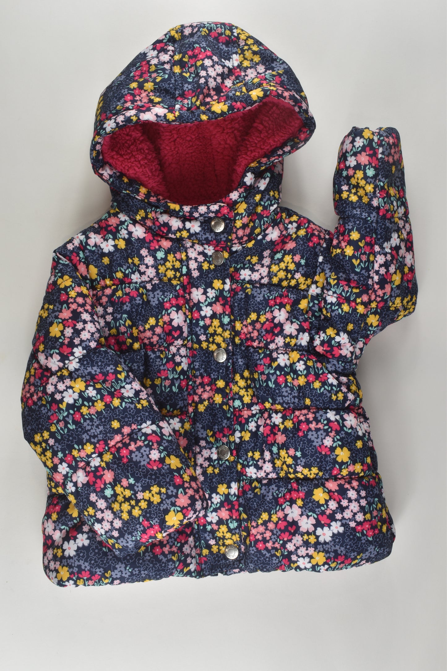 Carter's Size 2 Warm Fleece Lined Puffer Jacket
