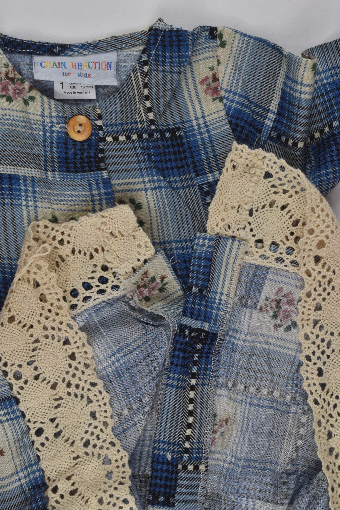 Chain Reaction Size 1 Vintage Dress