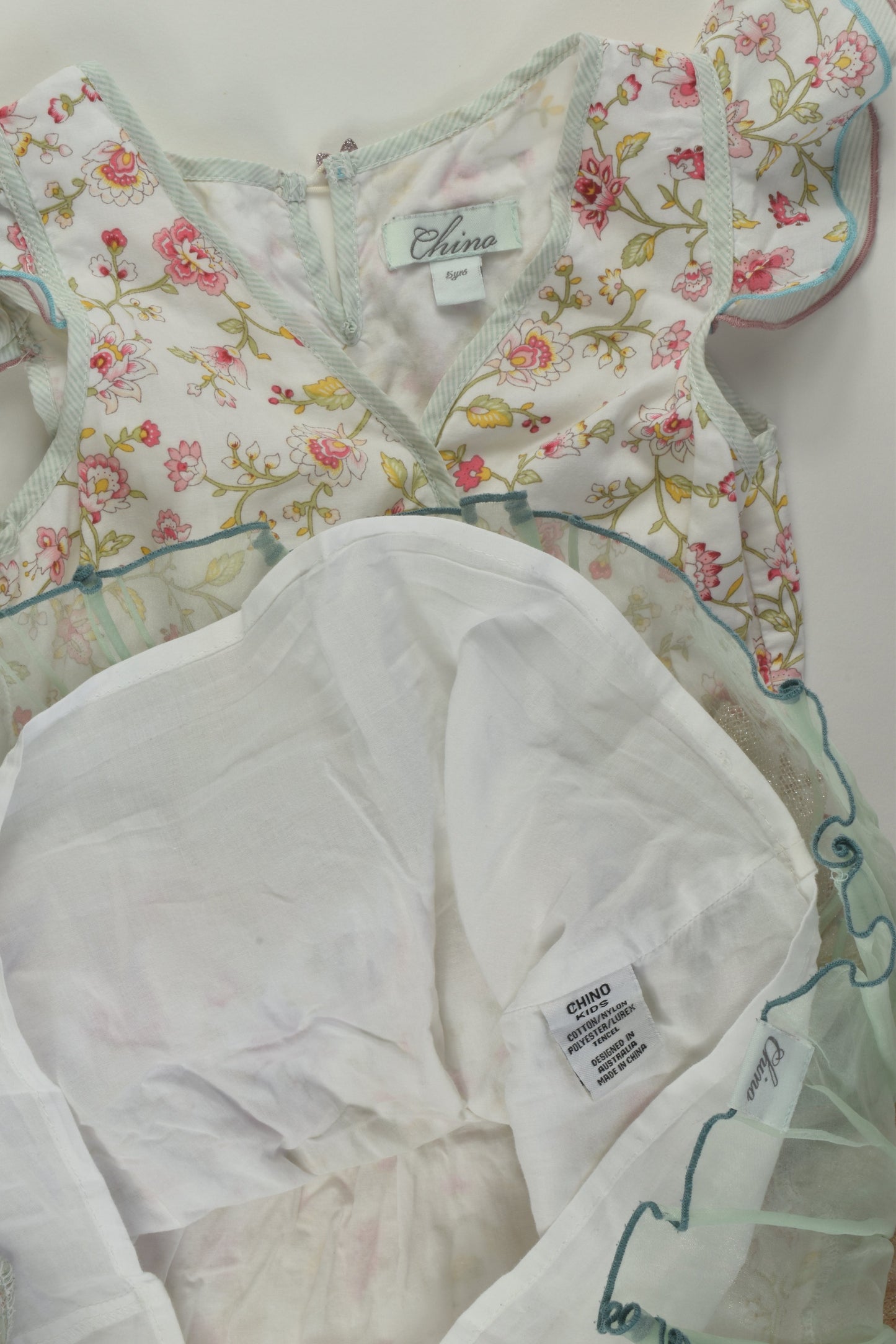 Chino Kids Size 5 Floral Dress
