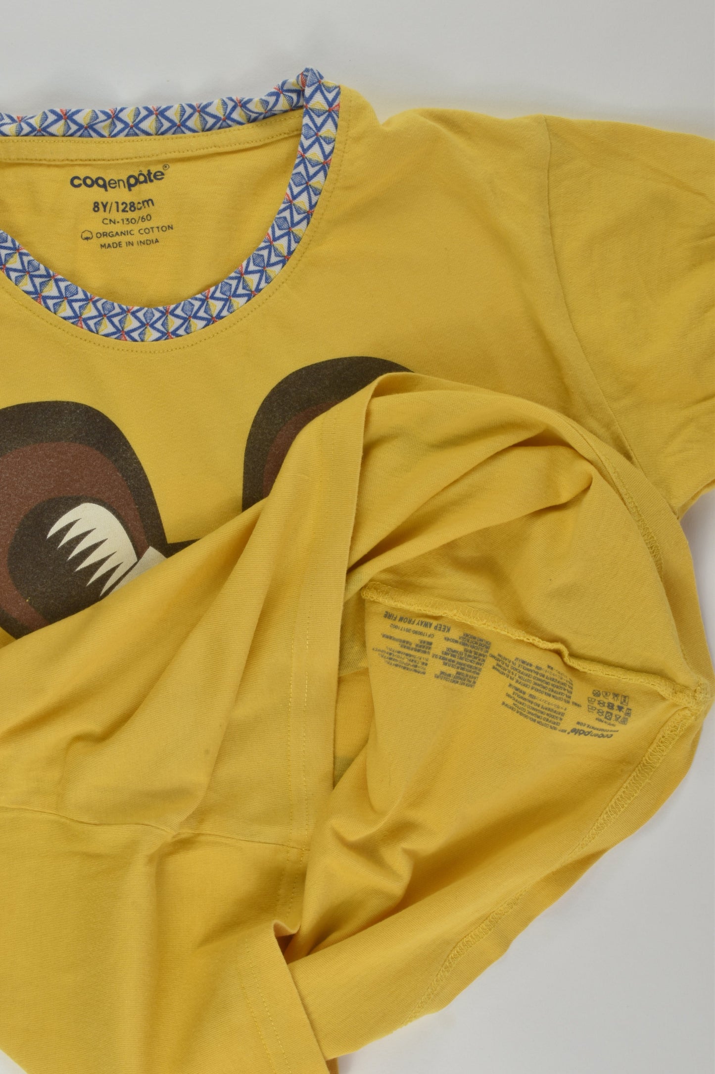 Coq en Pâte Size 8 Organic T-shirt