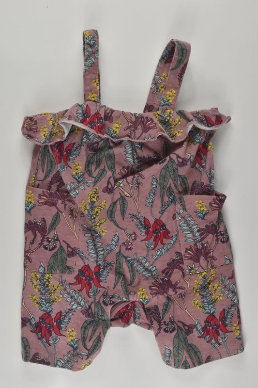 Cotton On Kids Size 00 Floral Romper